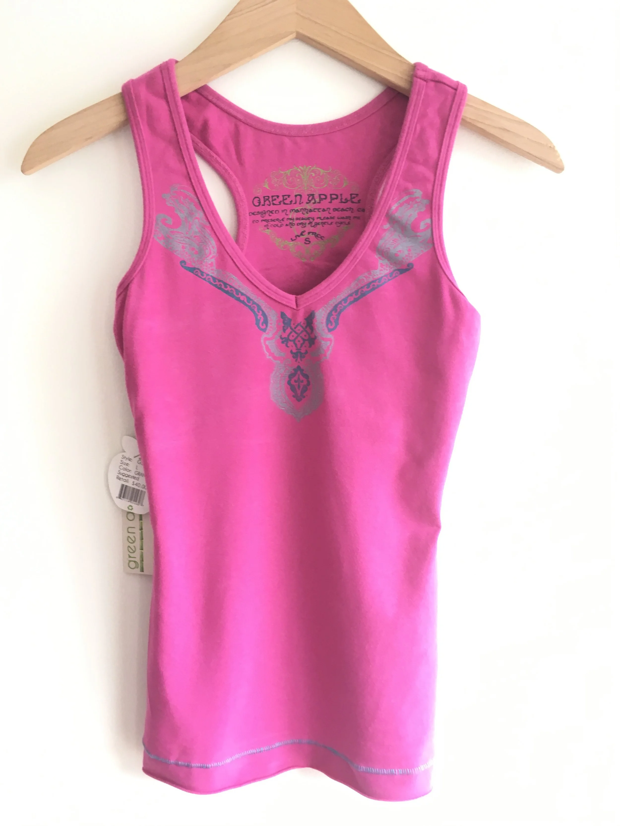 Organic Cotton Tank Top with Supportive Padding