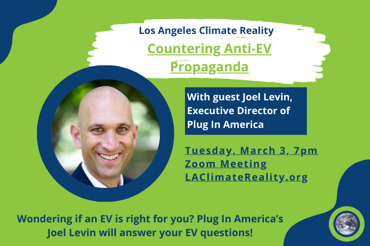 Chapter Meeting with Joel Levin,&nbsp;Executive Director of Plug In America&nbsp;