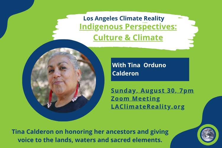 flyer for August 30, 2026 chapter call with Tina Orduno Calderon