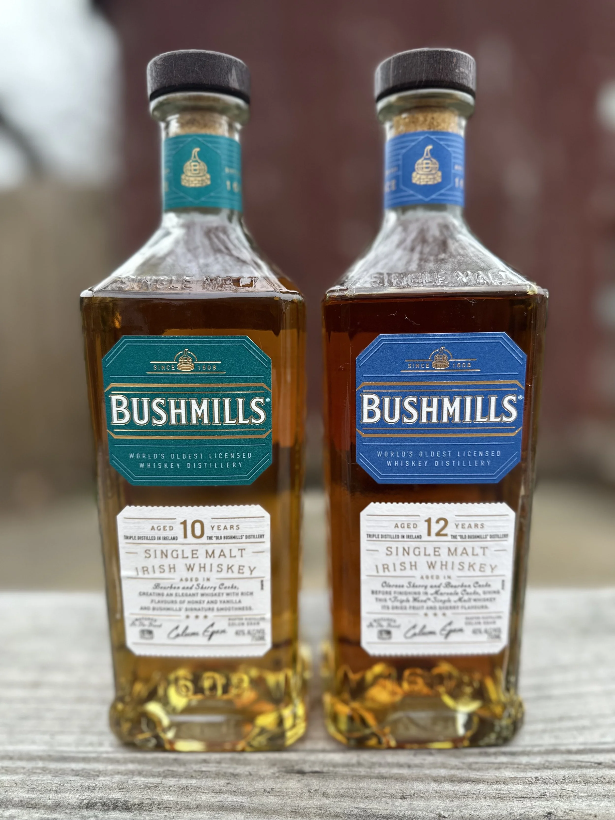 What's the Difference? - Bushmills 10 Year-Old vs Bushmills 12 Year-Old Single Malt Irish Whiskey