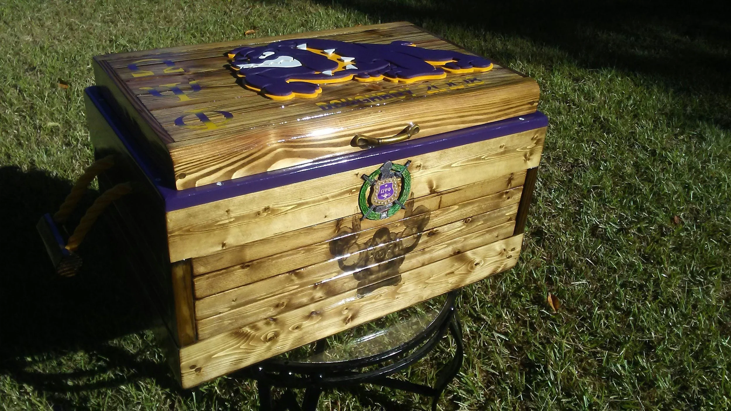 This build out turned out better than planned. The customer loved the design and he husband really flipped out once he received his gift .