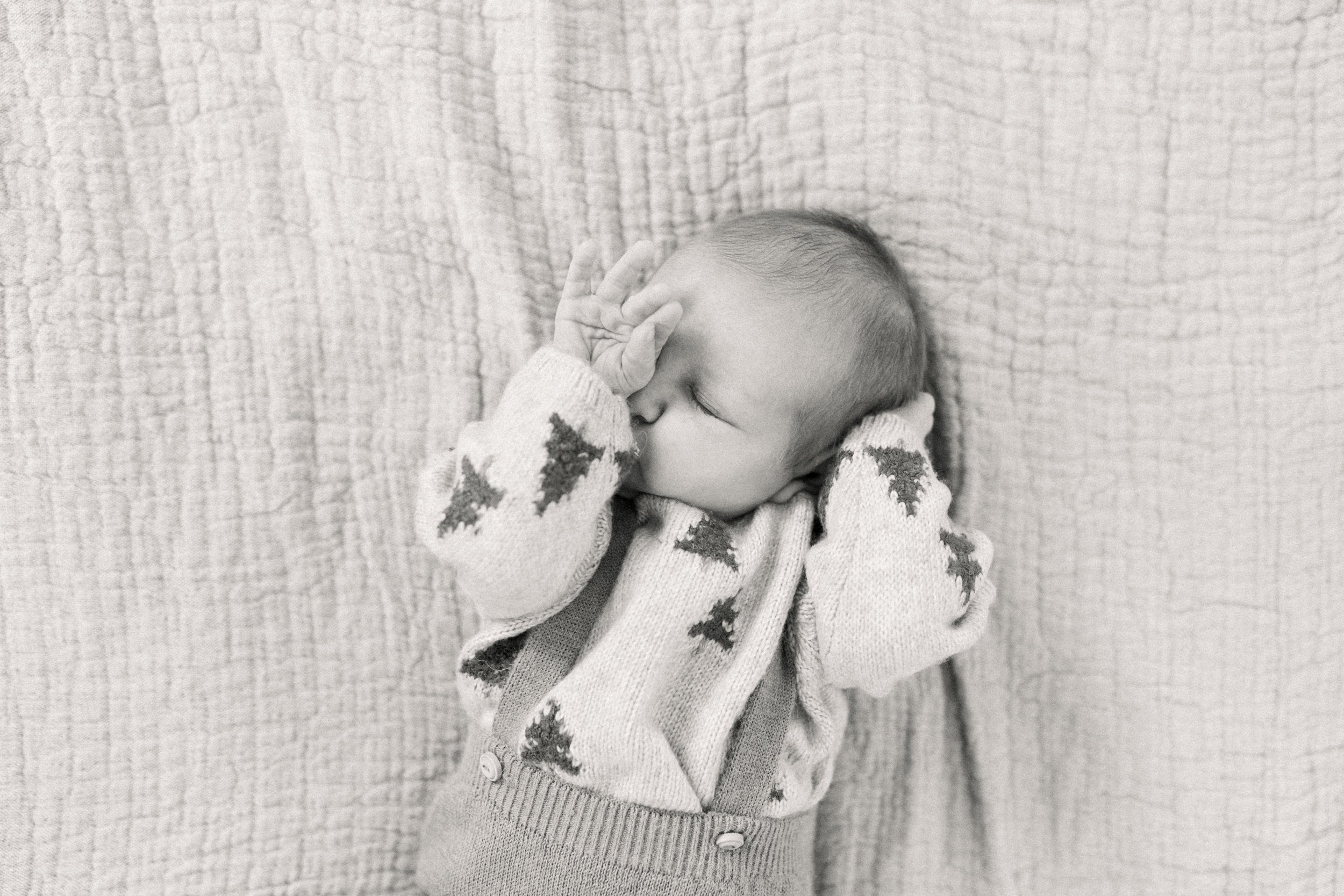  Photo of newborn baby by Lea Jones, professional photographer in Sturbridge, Hartford, and Natick 