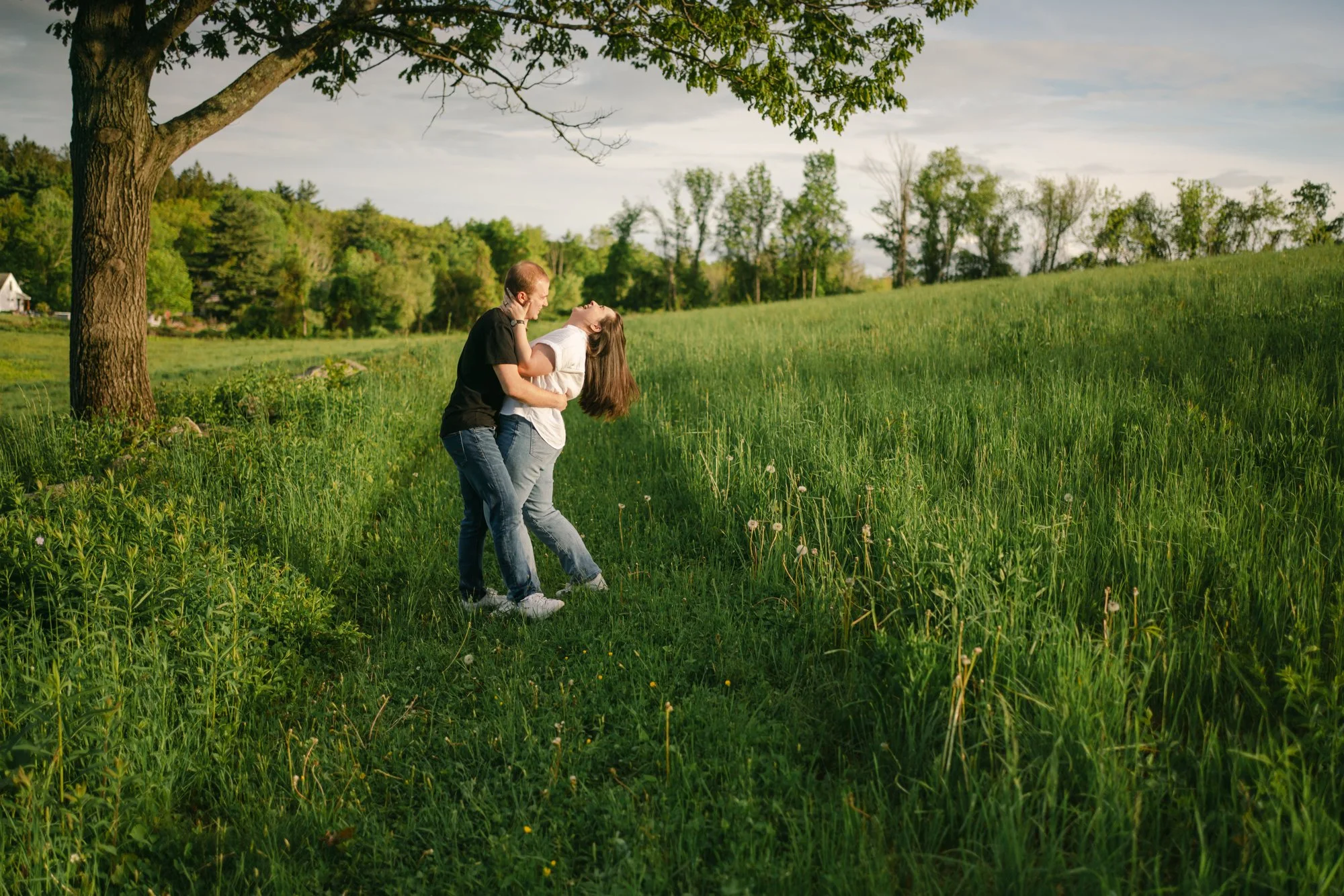 Engagement session with Massachusetts wedding photographer Lea Jones 
