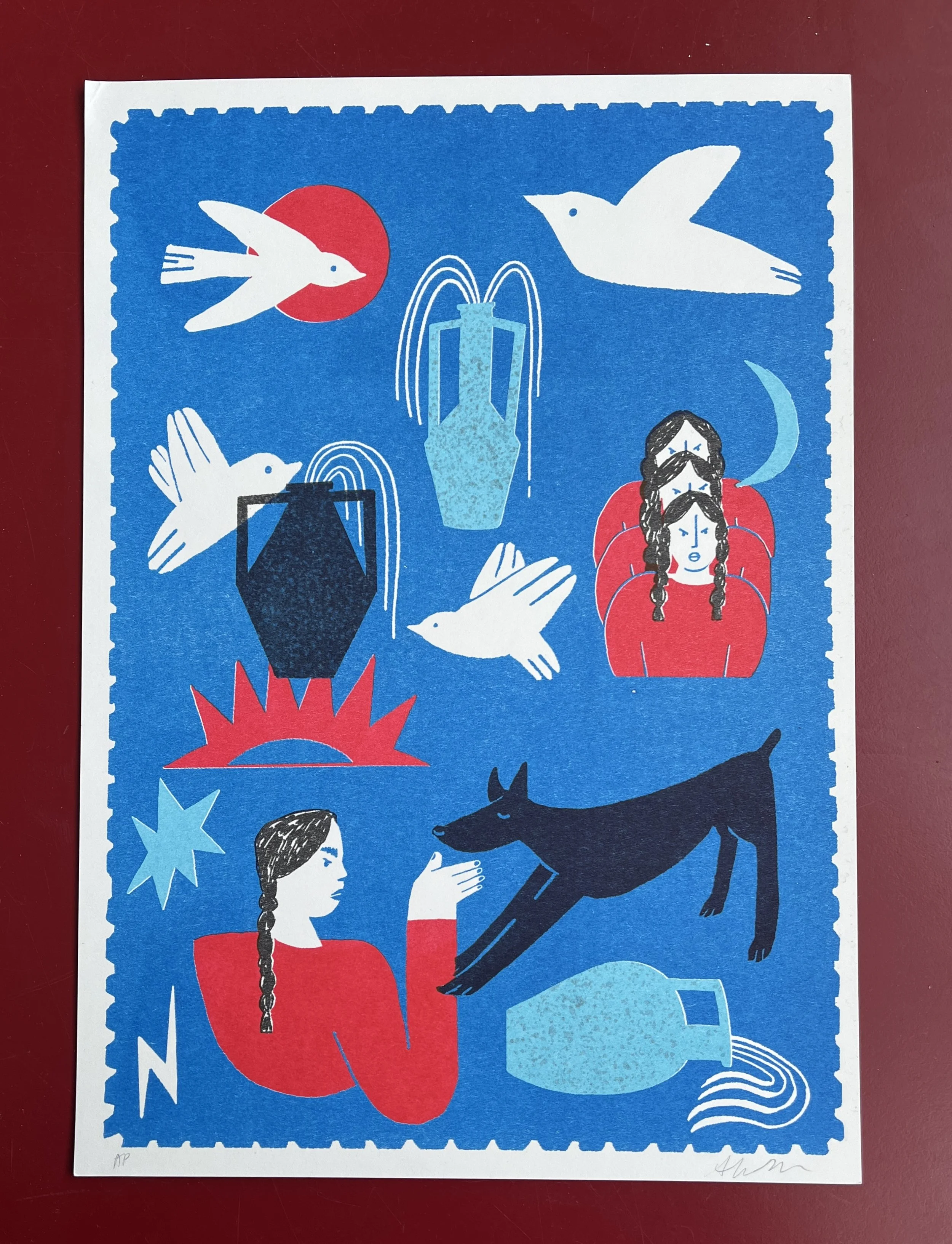 Favourite Things Riso Print