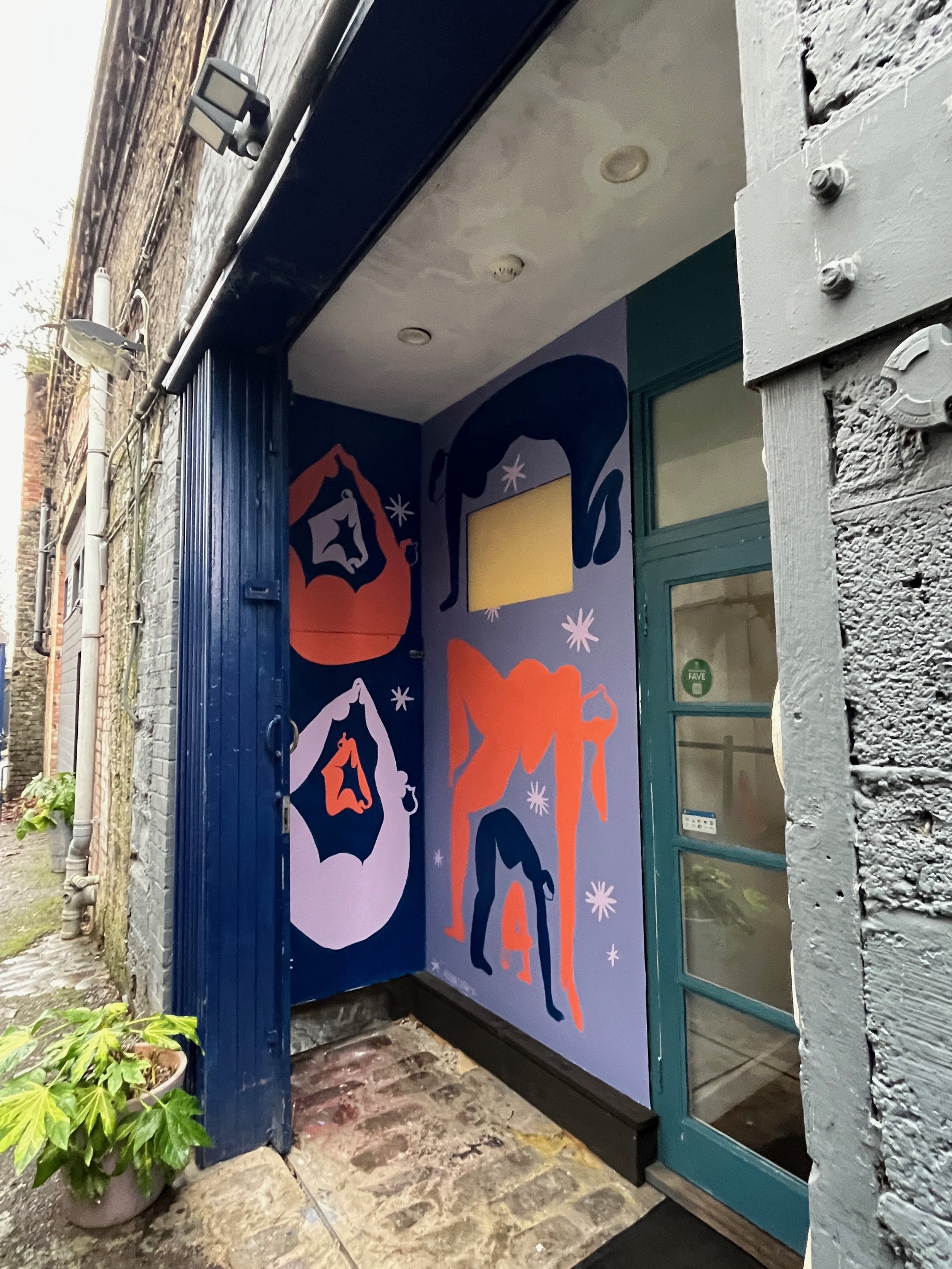 Lost in Yoga Mural