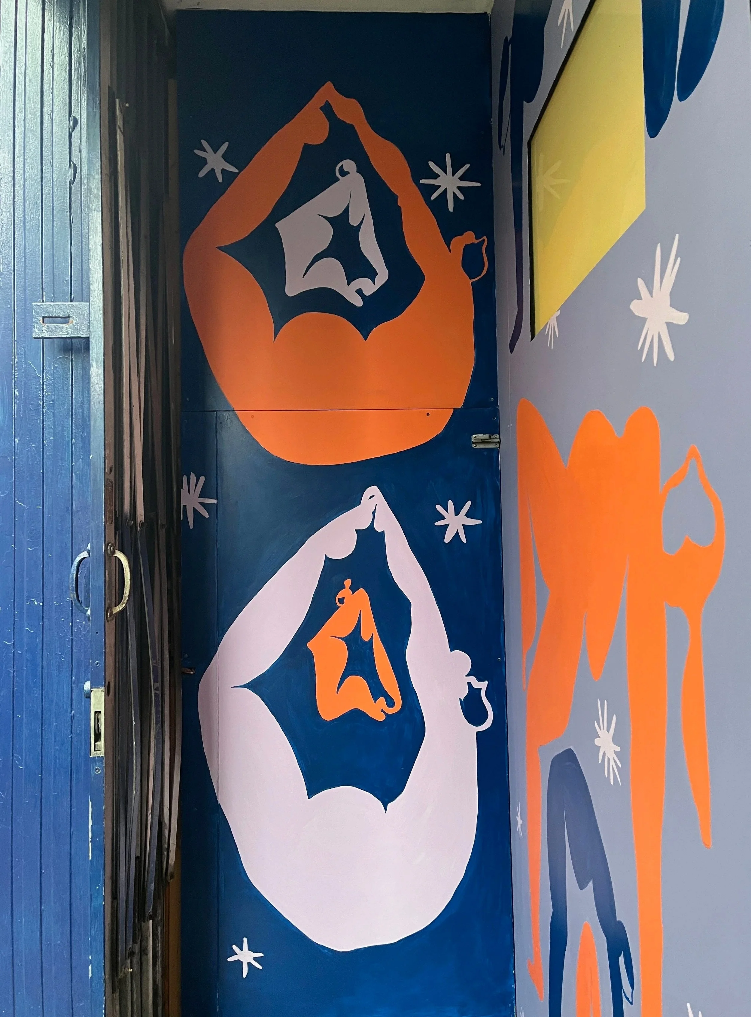 Lost in Yoga Mural