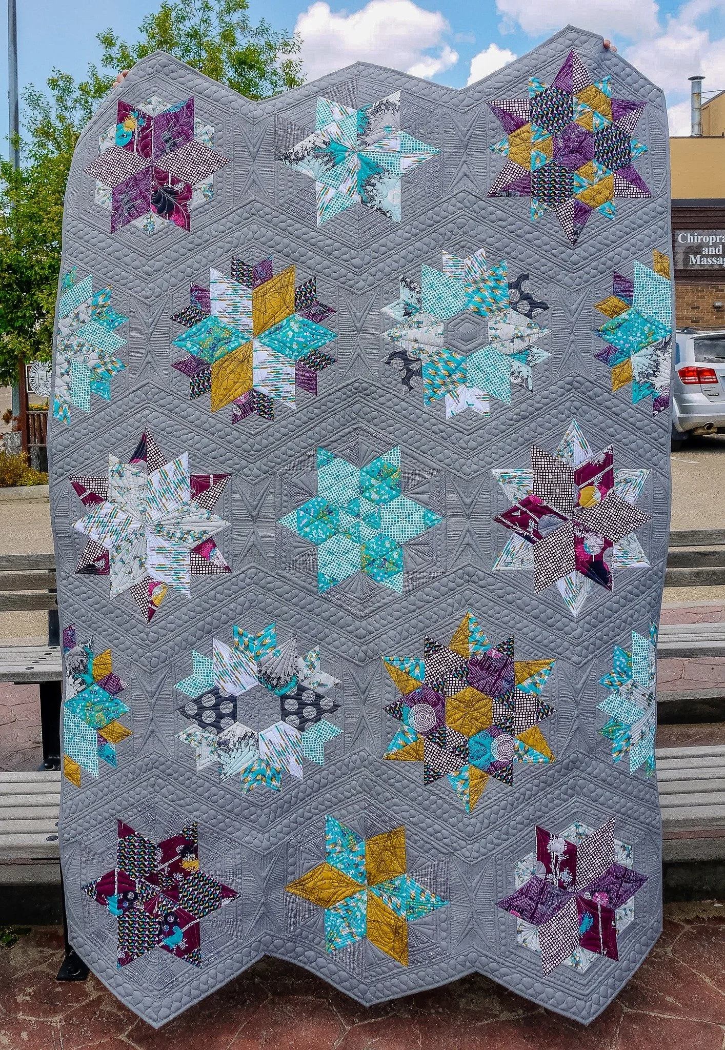 In June of 2014 I posted photo's of this quilt, and reached 300 followers on my IG page. I was so amazed that THAT many people would want to see my quilts. 

12 years later, and last night I reached 20,000 followers on IG. And I am still as amazed an