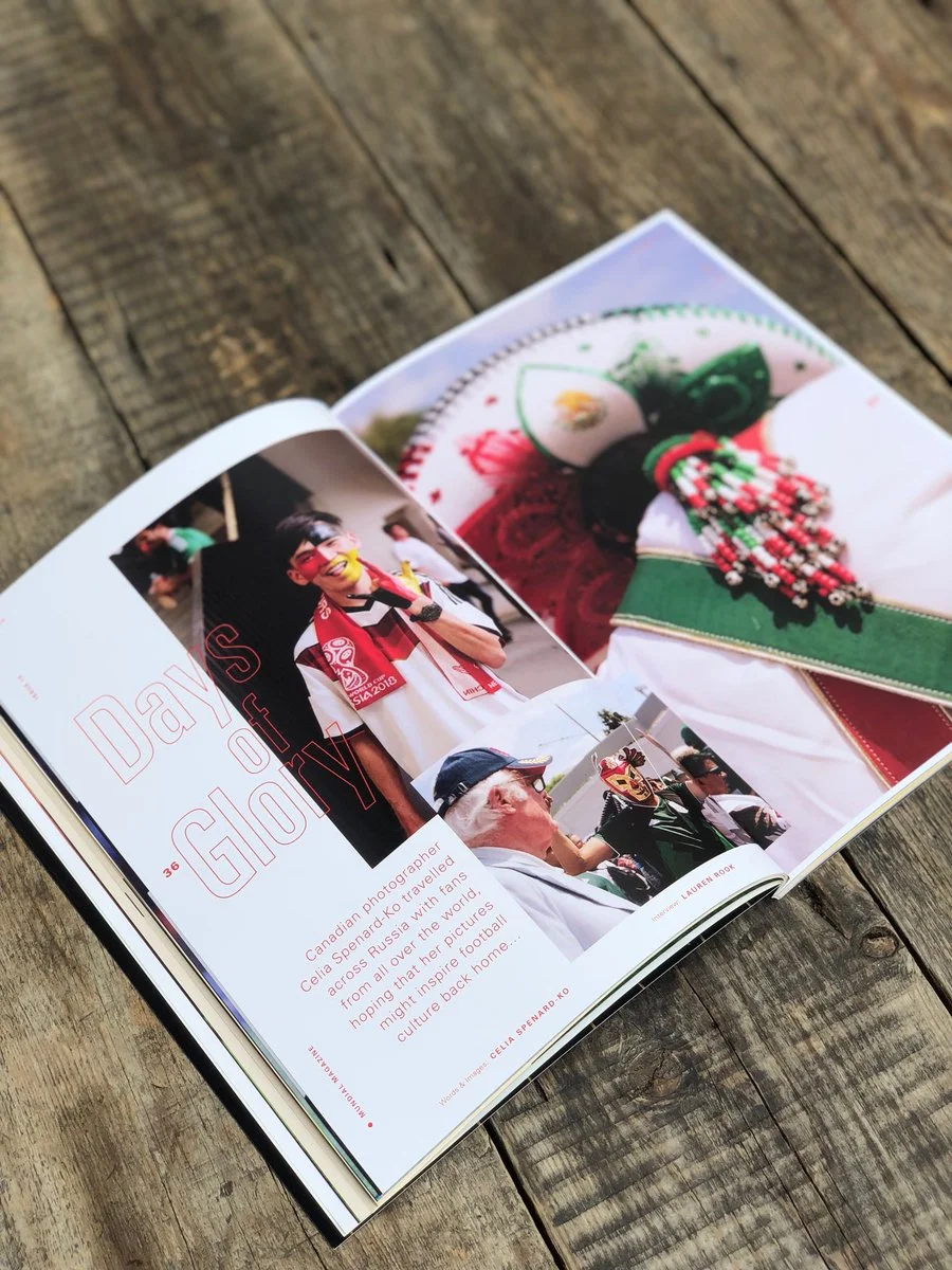 Photos from my Finding Football series were featured in Mundial Magazine issue 15.