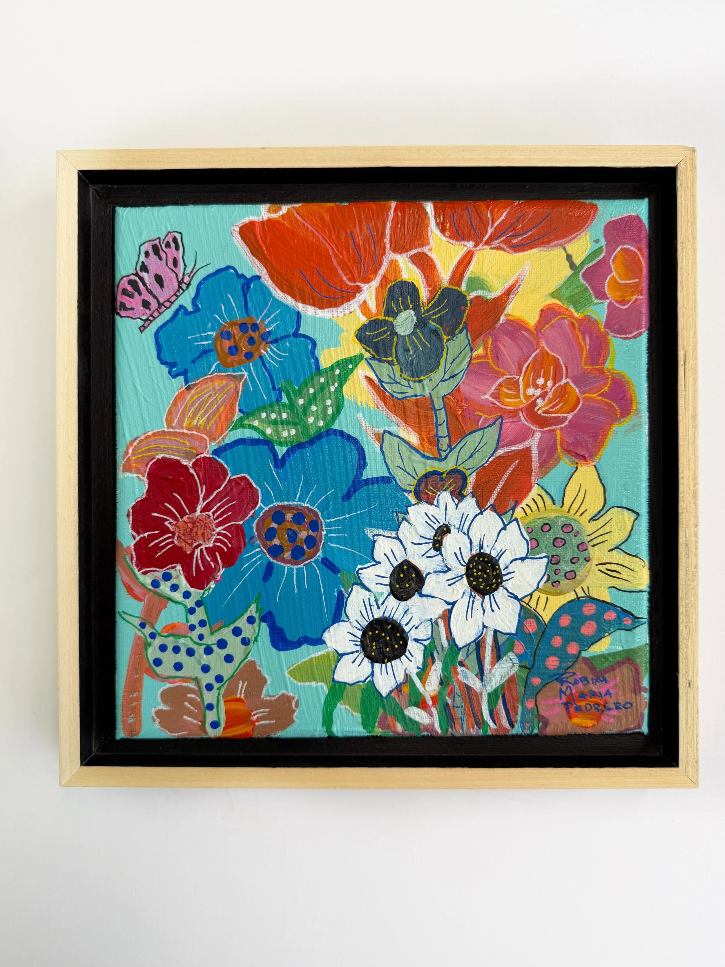 robin maria pedrero framed soft place to land art