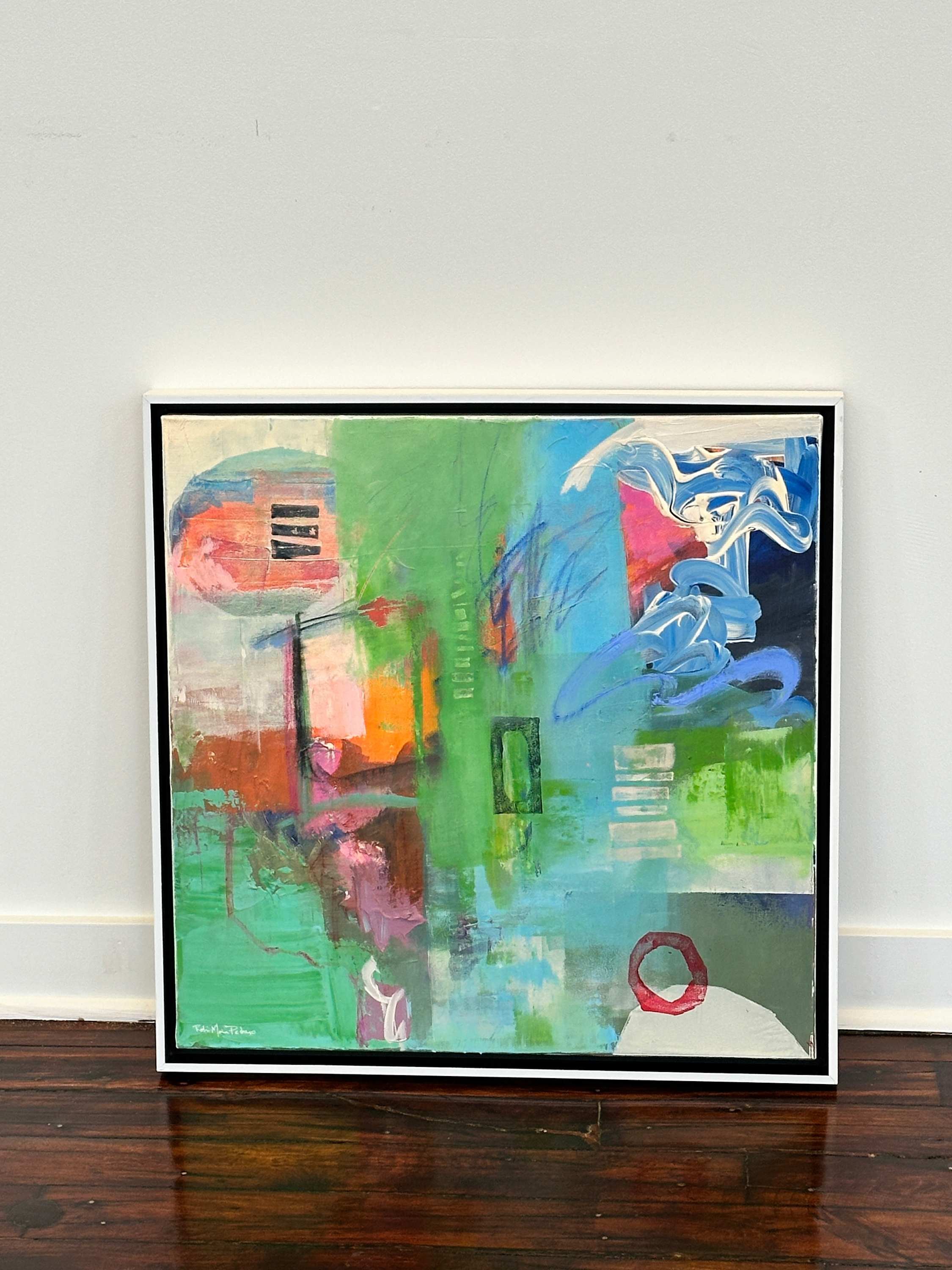 just for today robin maria pedrero abstract painting framed.jpeg