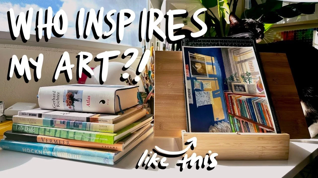 Who inspires my work, in artist book form