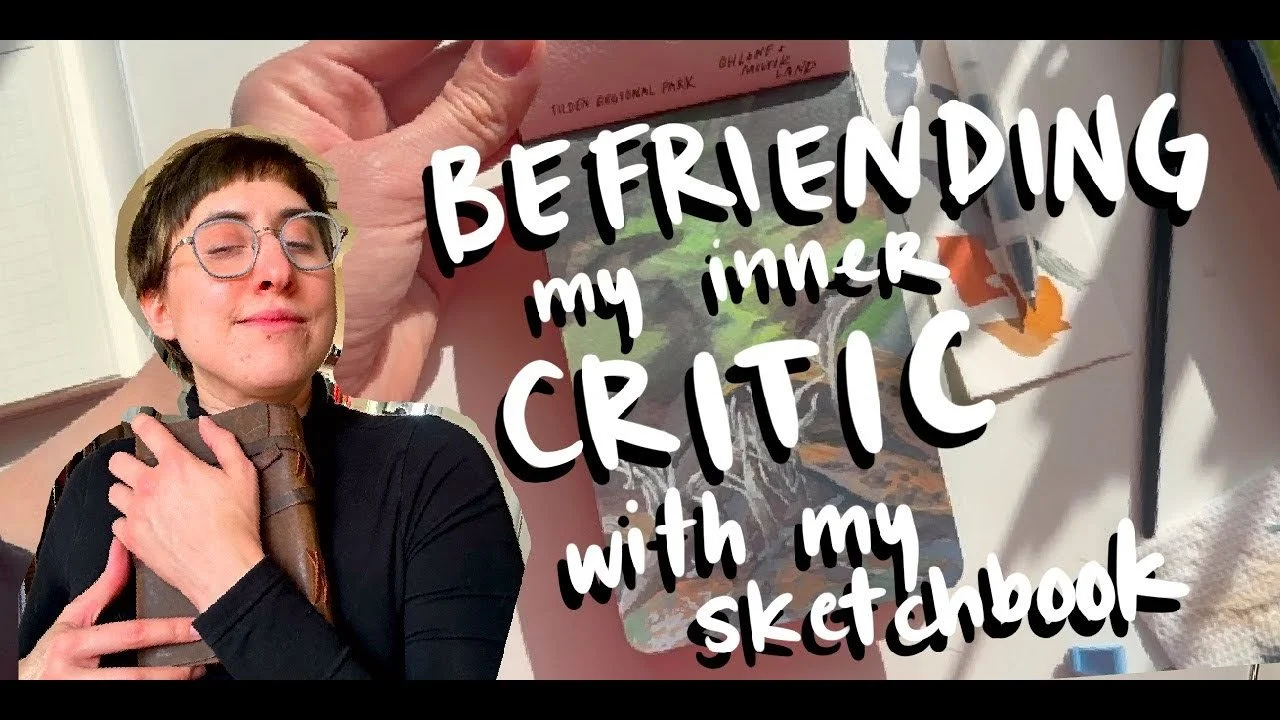 How my sketchbook is helping me be nicer to myself