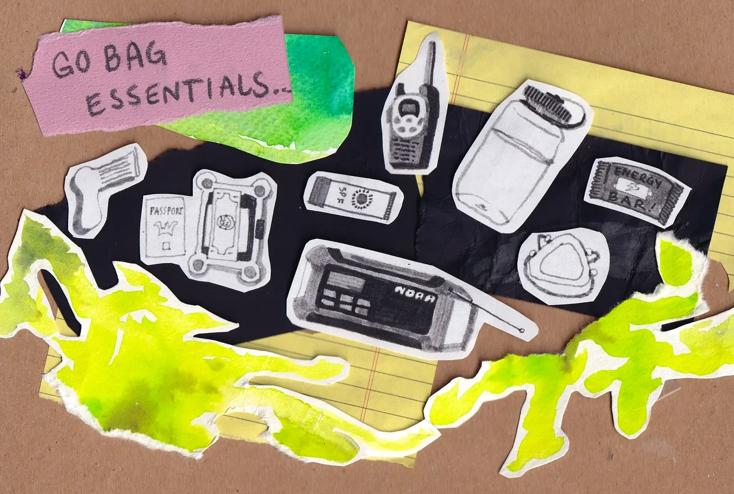 why do artists even need a go bag?
