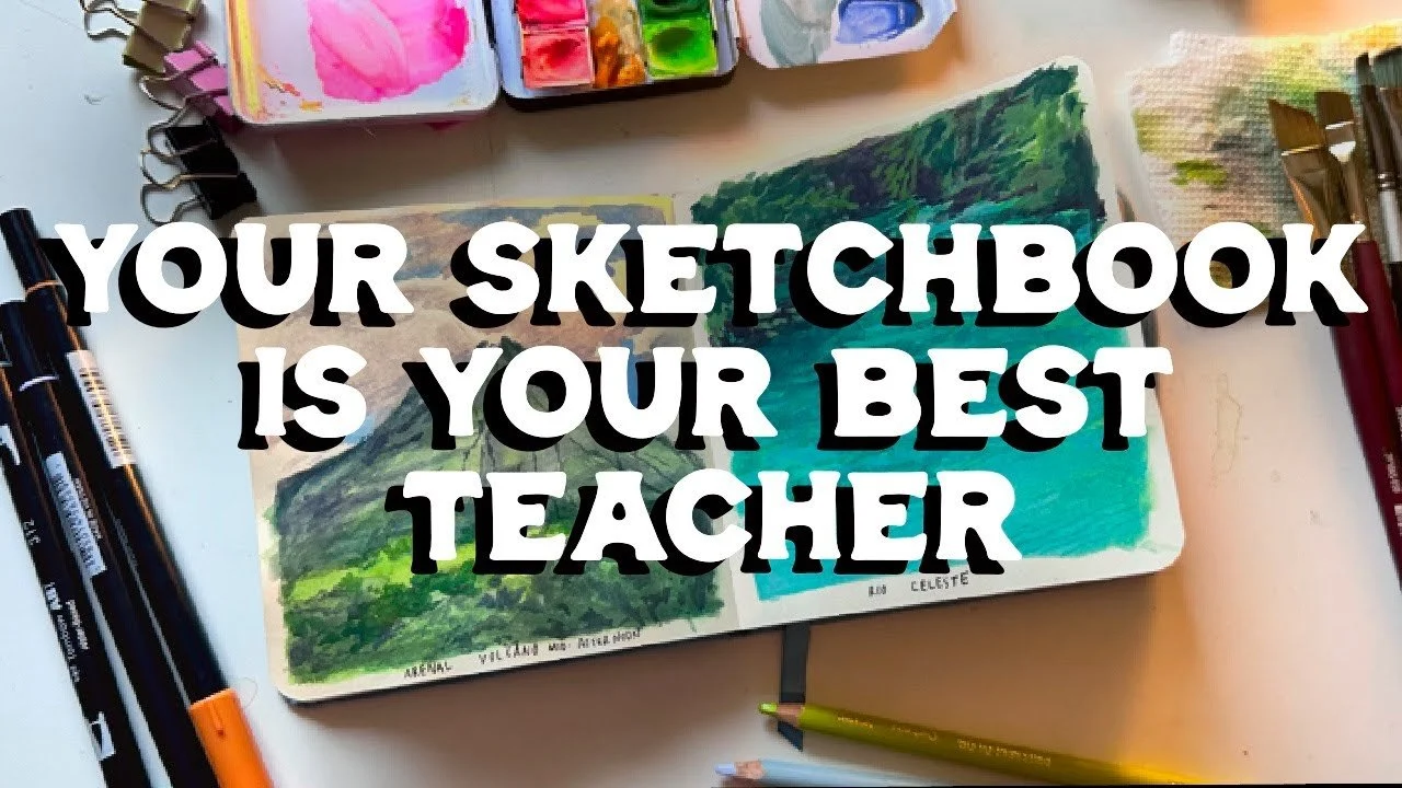the method for making your sketchbook into your best teacher