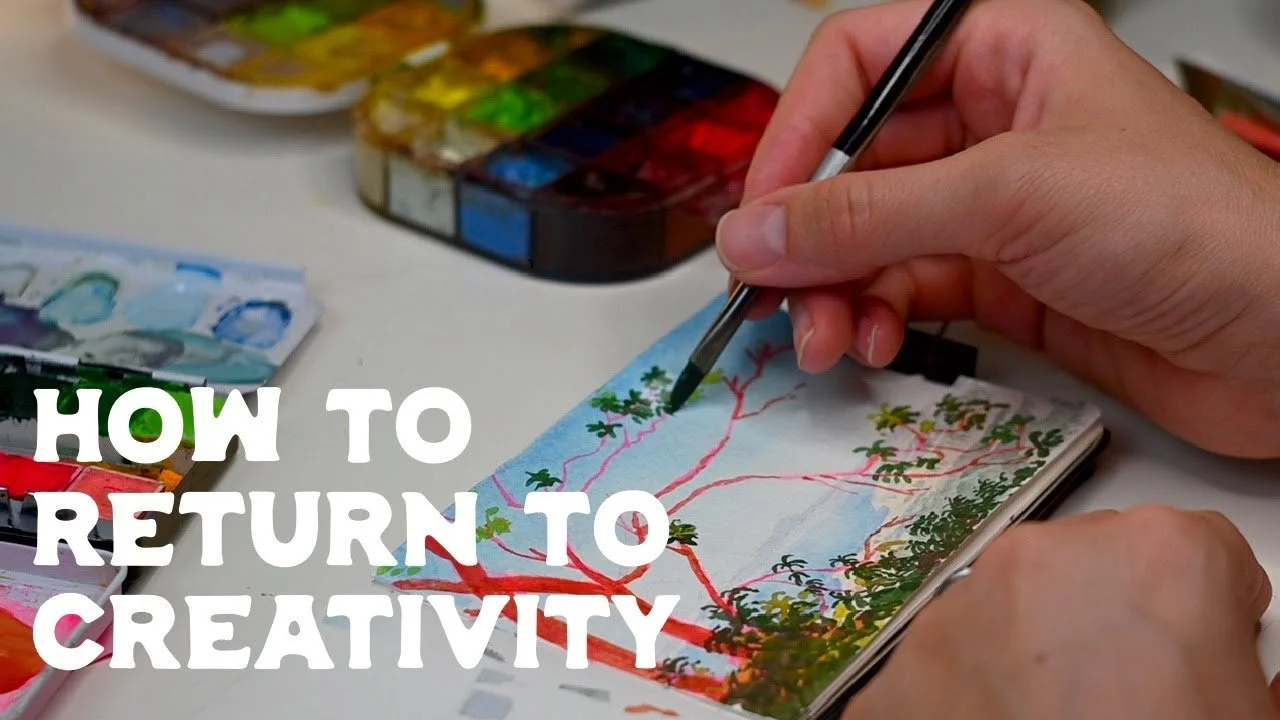 how to return to making art after a long break