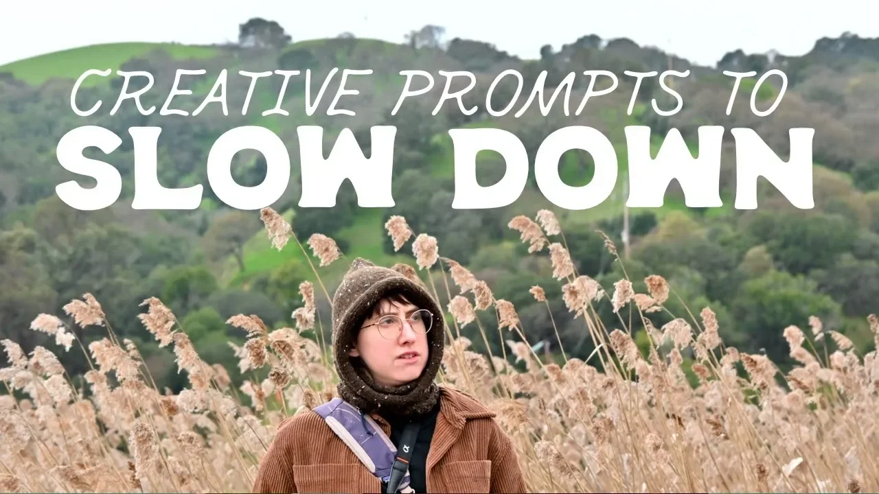 creative prompts to change the pace of your art practice