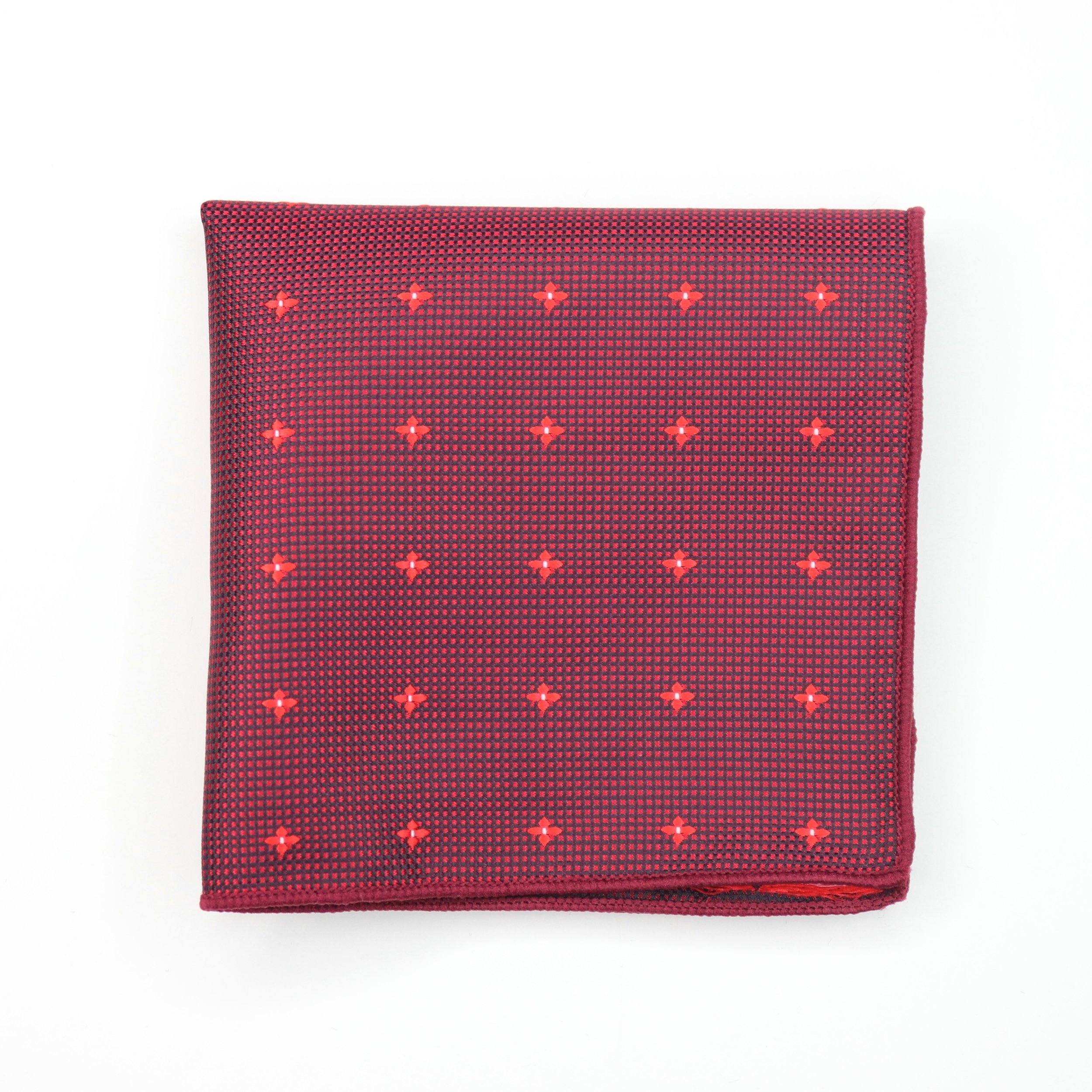 Red Dotted Pocket Square