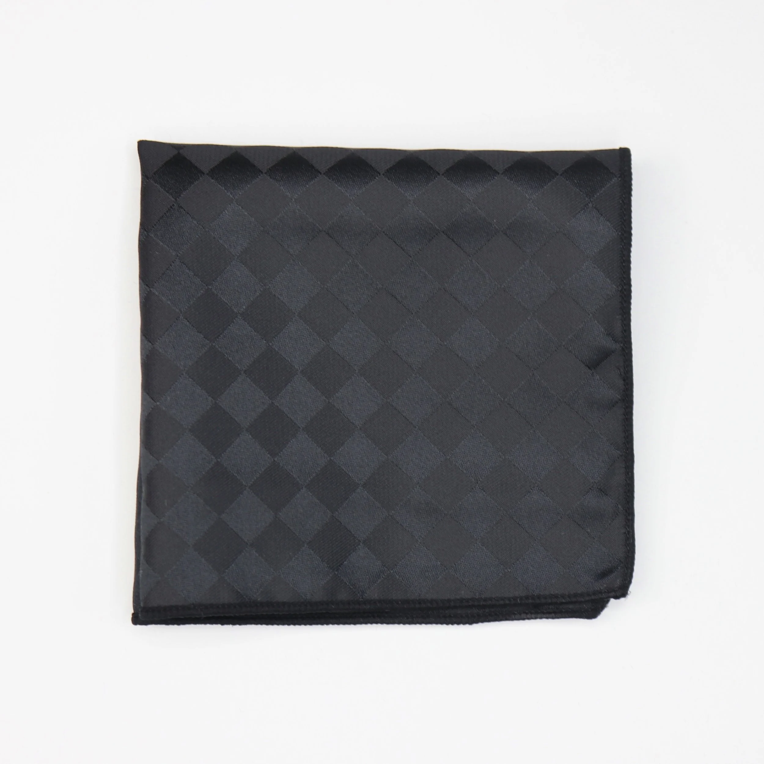 Black Diamond Design Pocket Square