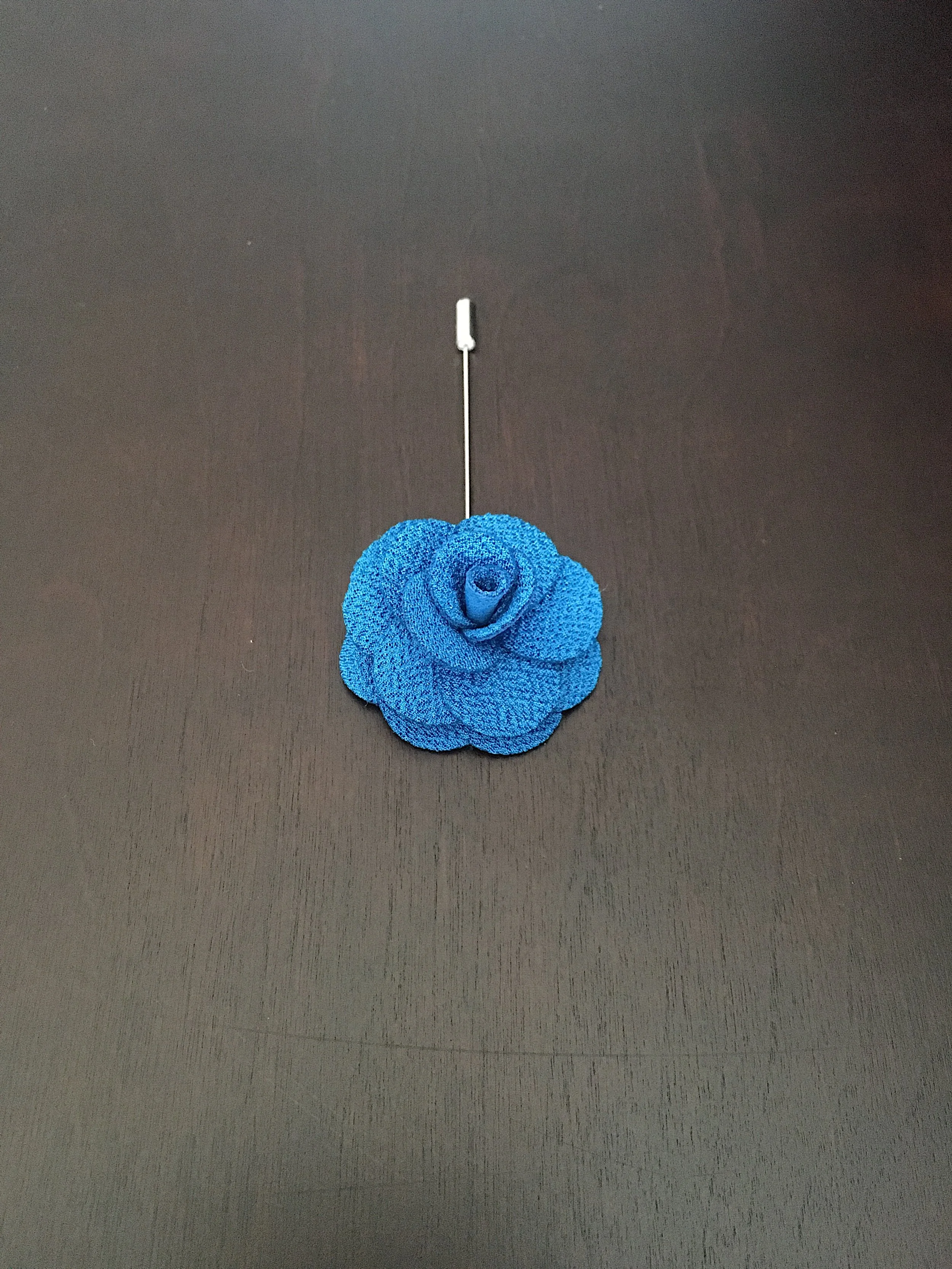 Blue Flower Lapel 