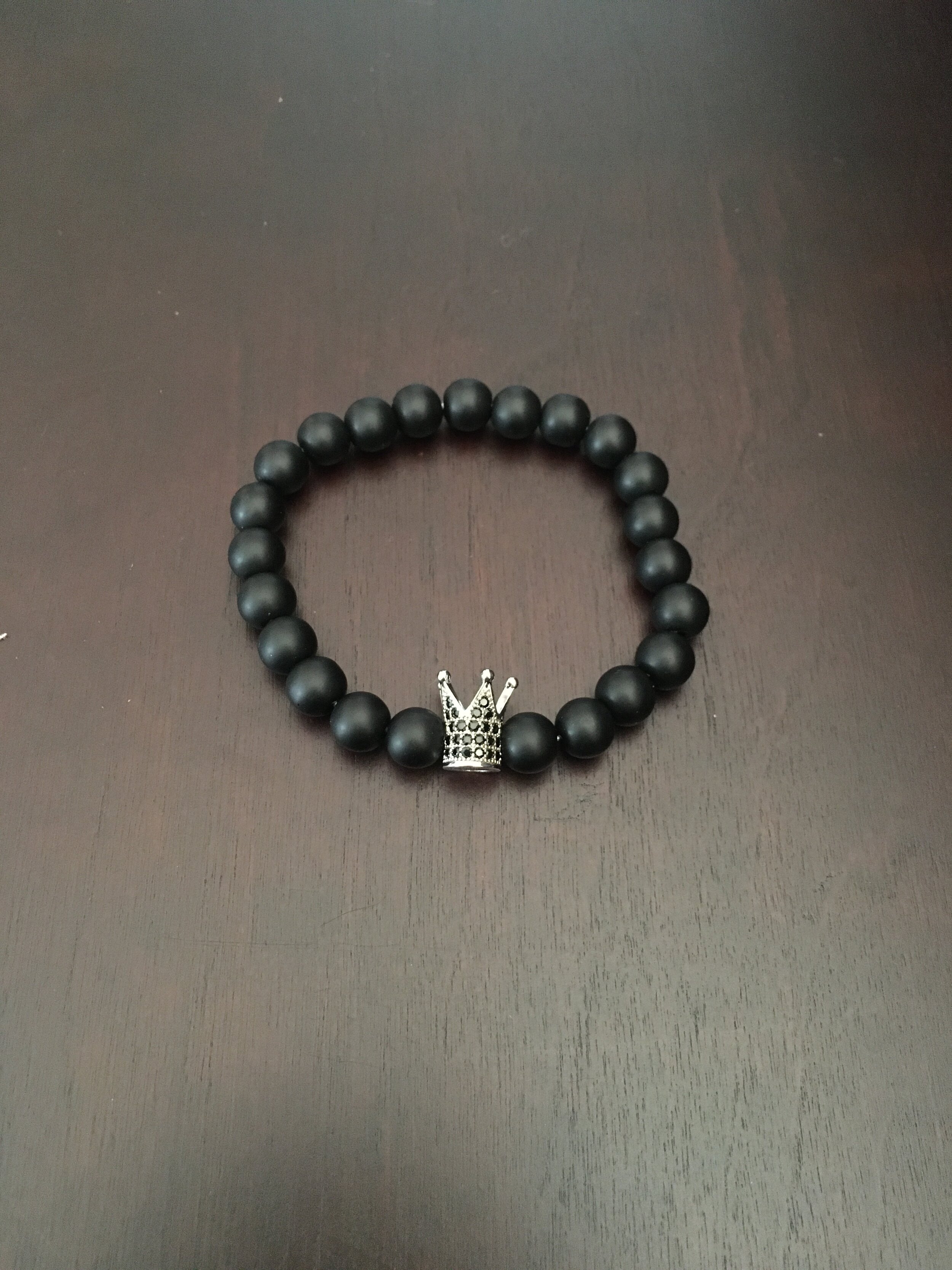 Silver Crown Bracelet 