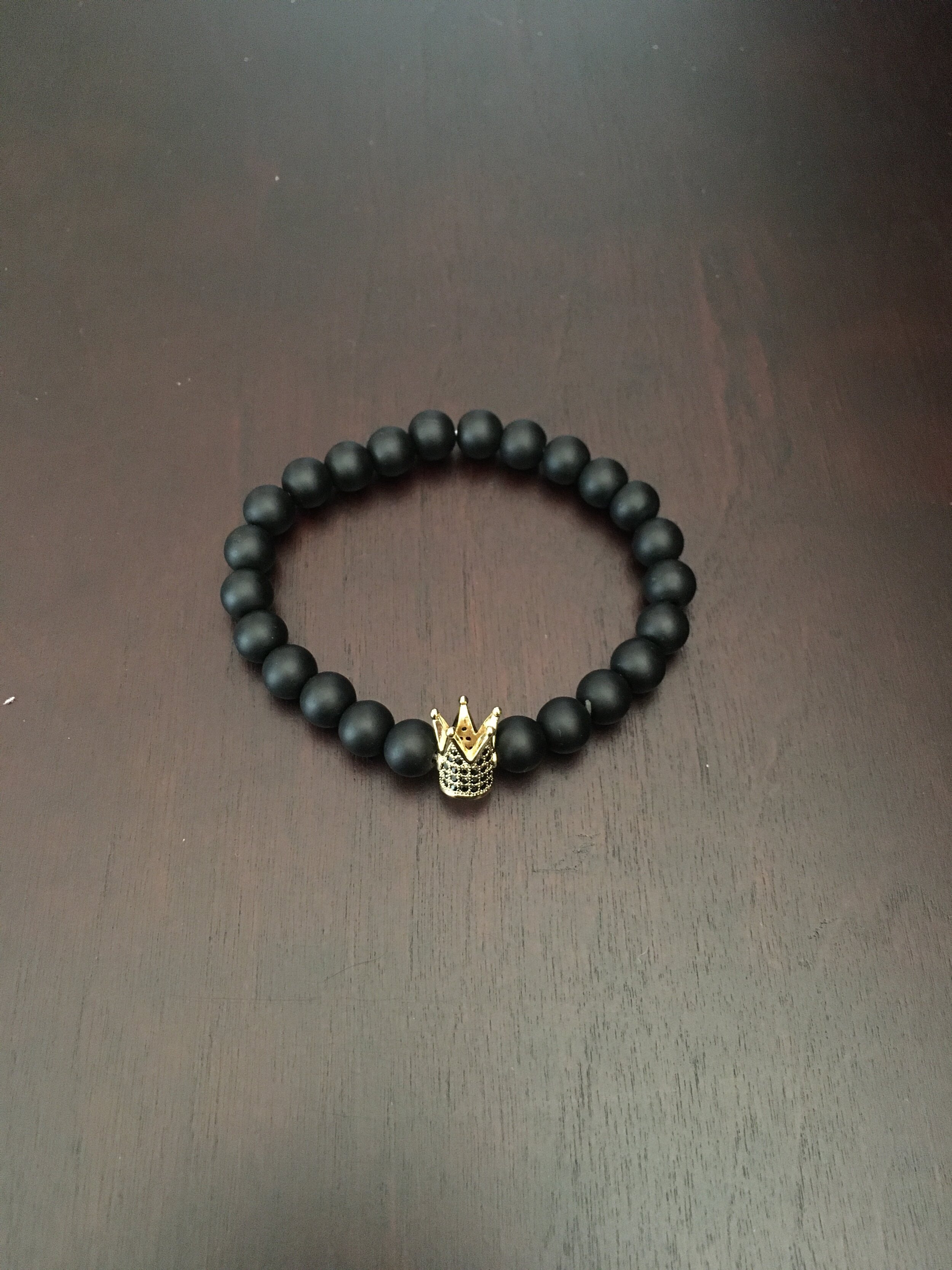 Gold Crown Bracelet