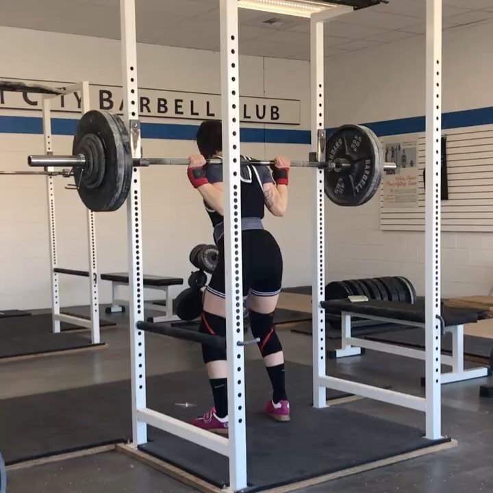 Throwback to some sweet &ldquo;mock comp&rdquo; squats back in March when COVID cancelled our #Strengthlifting meet. Still proud, but still looking forward to another competition... 

Amanda: 260 lb. squat
Tim: 460 lb. squat 

Get yourself a #strengt