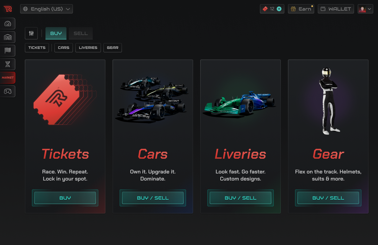 Quick-link landing page to get you moving to the right sections of the market.