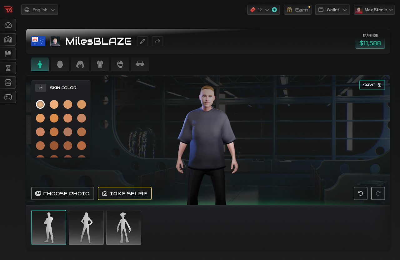Full profile customisation.