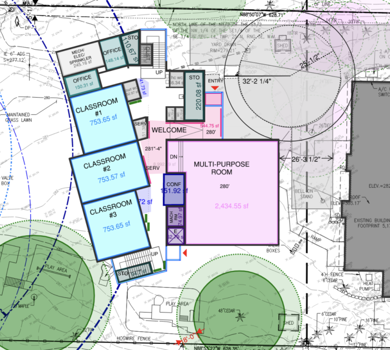 Ground Floor of Addition