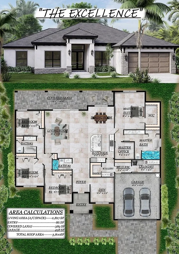  The Excellence is a home with enough square footage and luxury as well as an excellent choice! What would you do with so much space? 