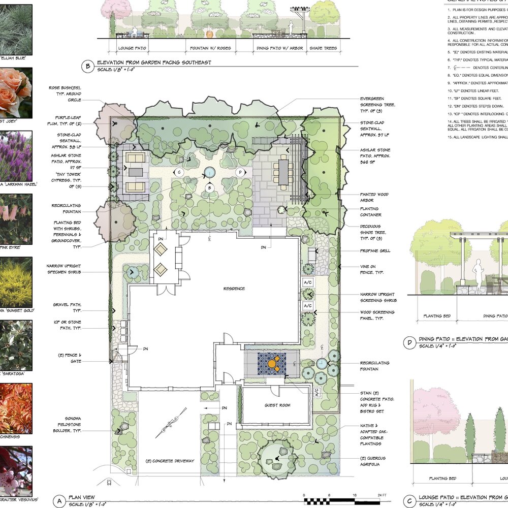 Preliminary Design Phase, Landscape Design Plans