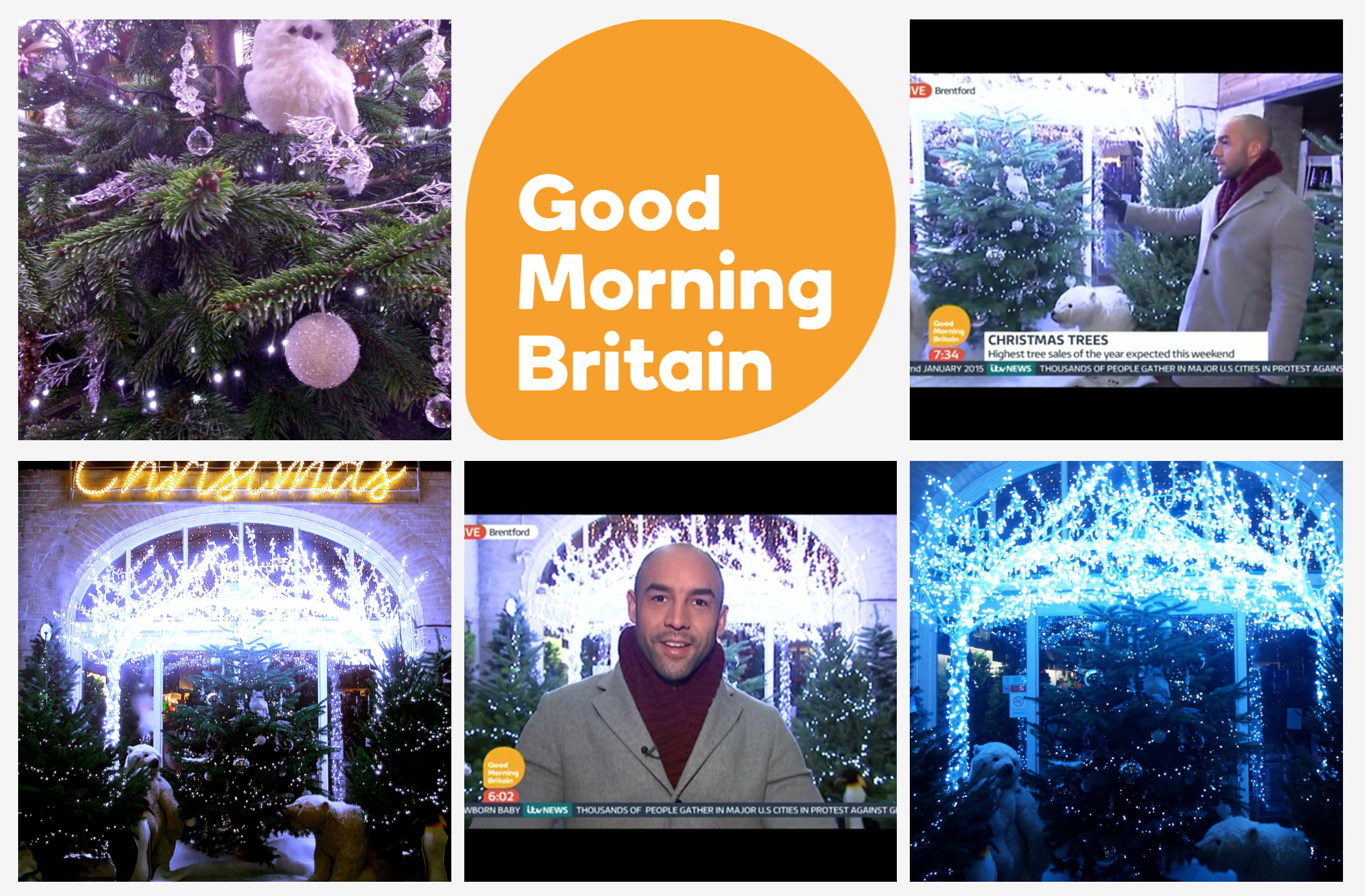Christmas TV Styling