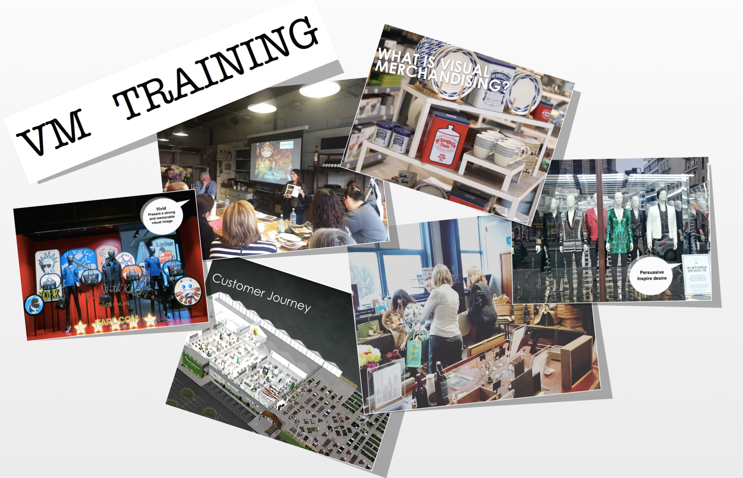 "Visual Merchandising Training is available for Retailers large & small. If you need practical help and advice to help your team understand how to present your product and increase sales per Sq Ft. then lets get started.