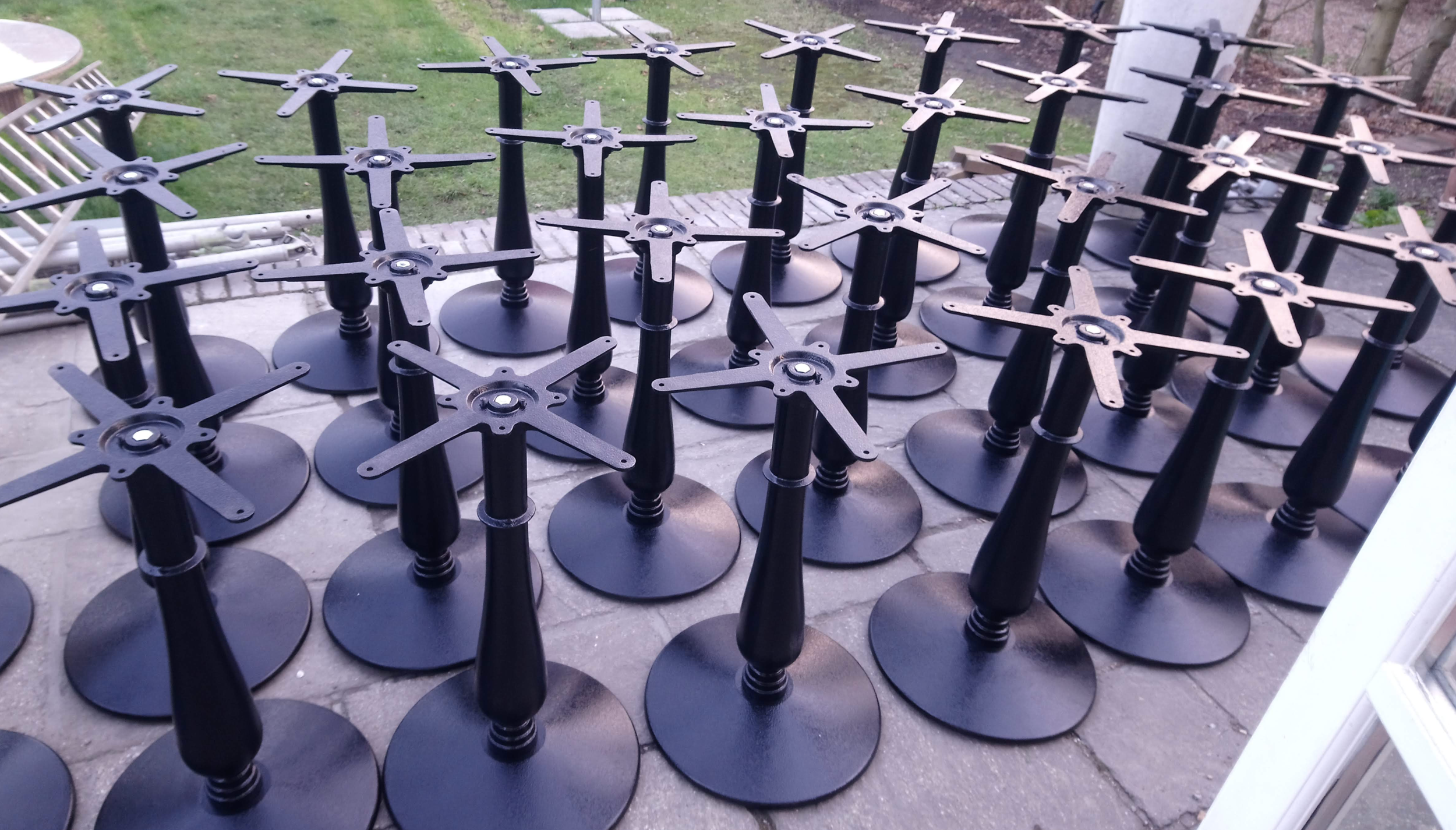 36 Table bases ready for action
