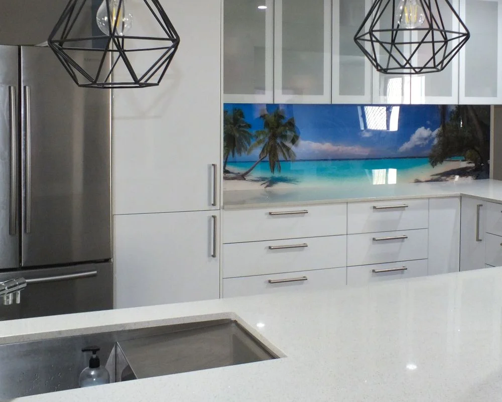 Beach Scene Printed Splashback