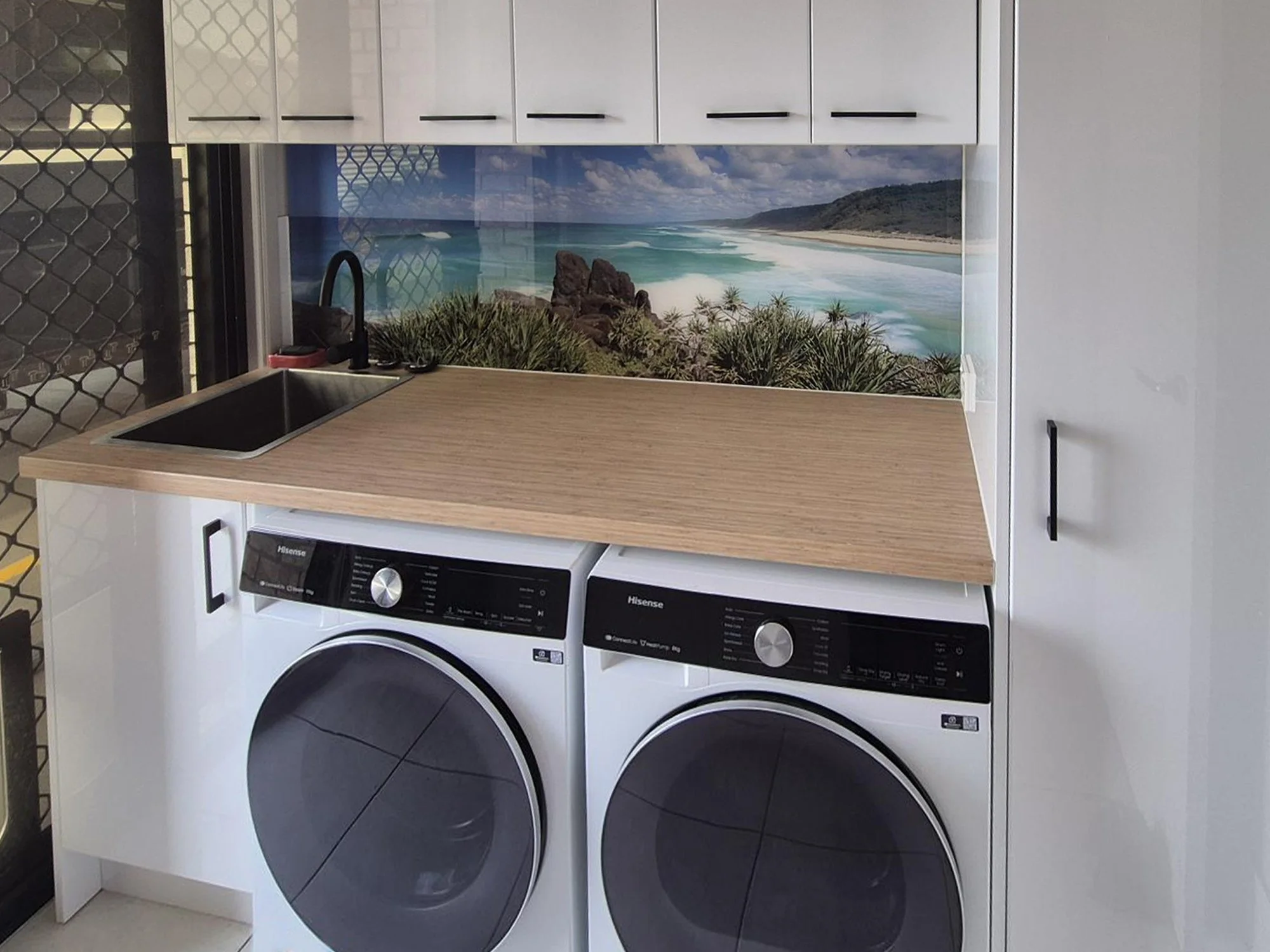 Laundry Printed Acrylic Splashback - Double Bay