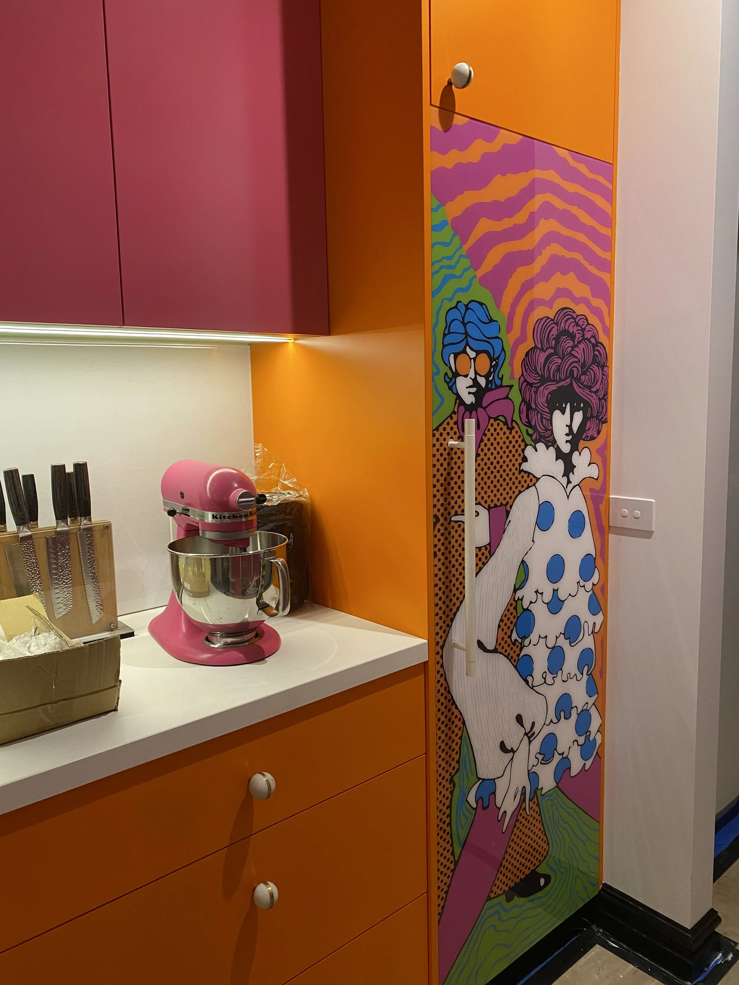 Freezer Door Printed Acrylic panel