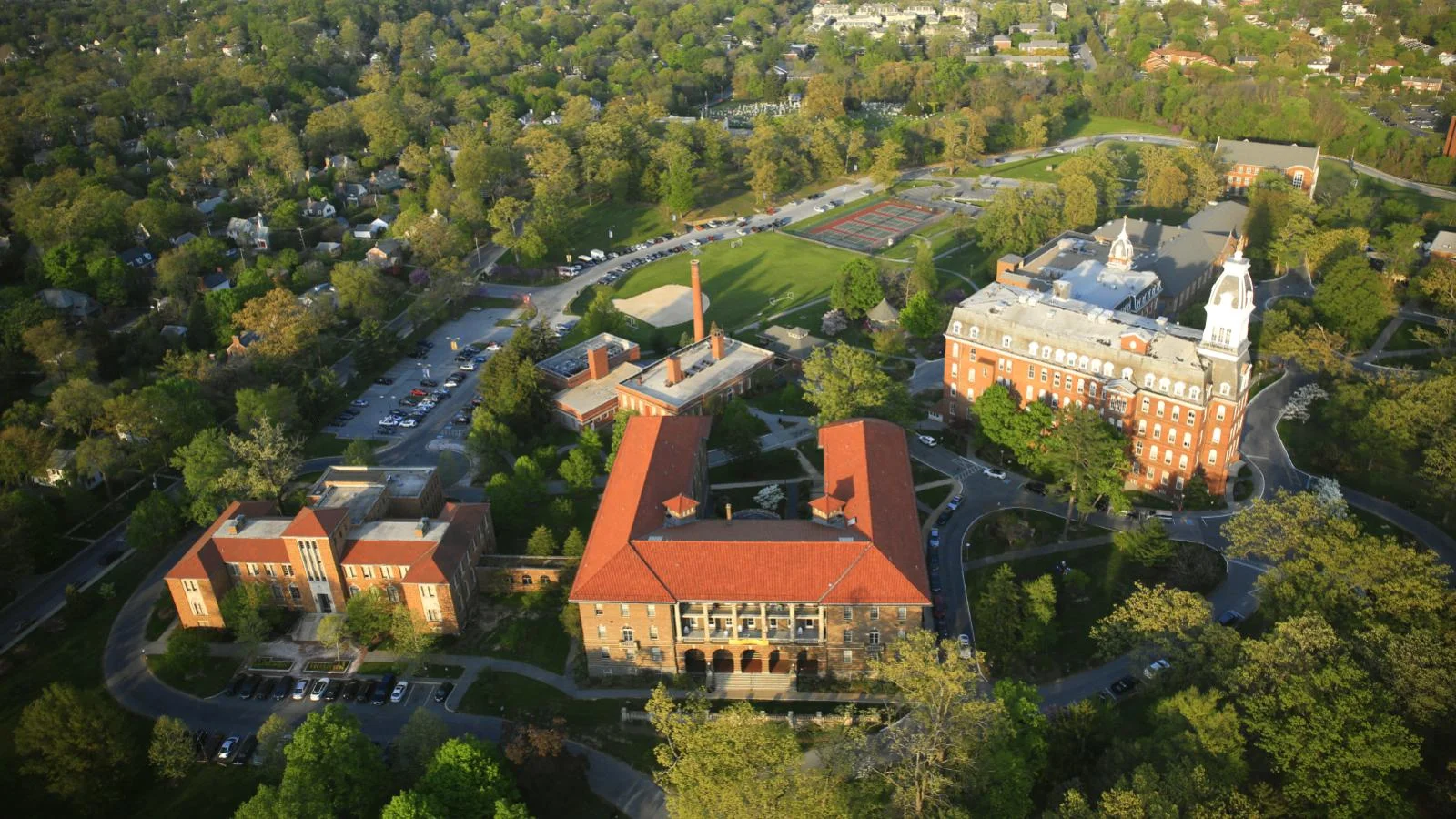 Notre Dame University of Maryland Overhead View