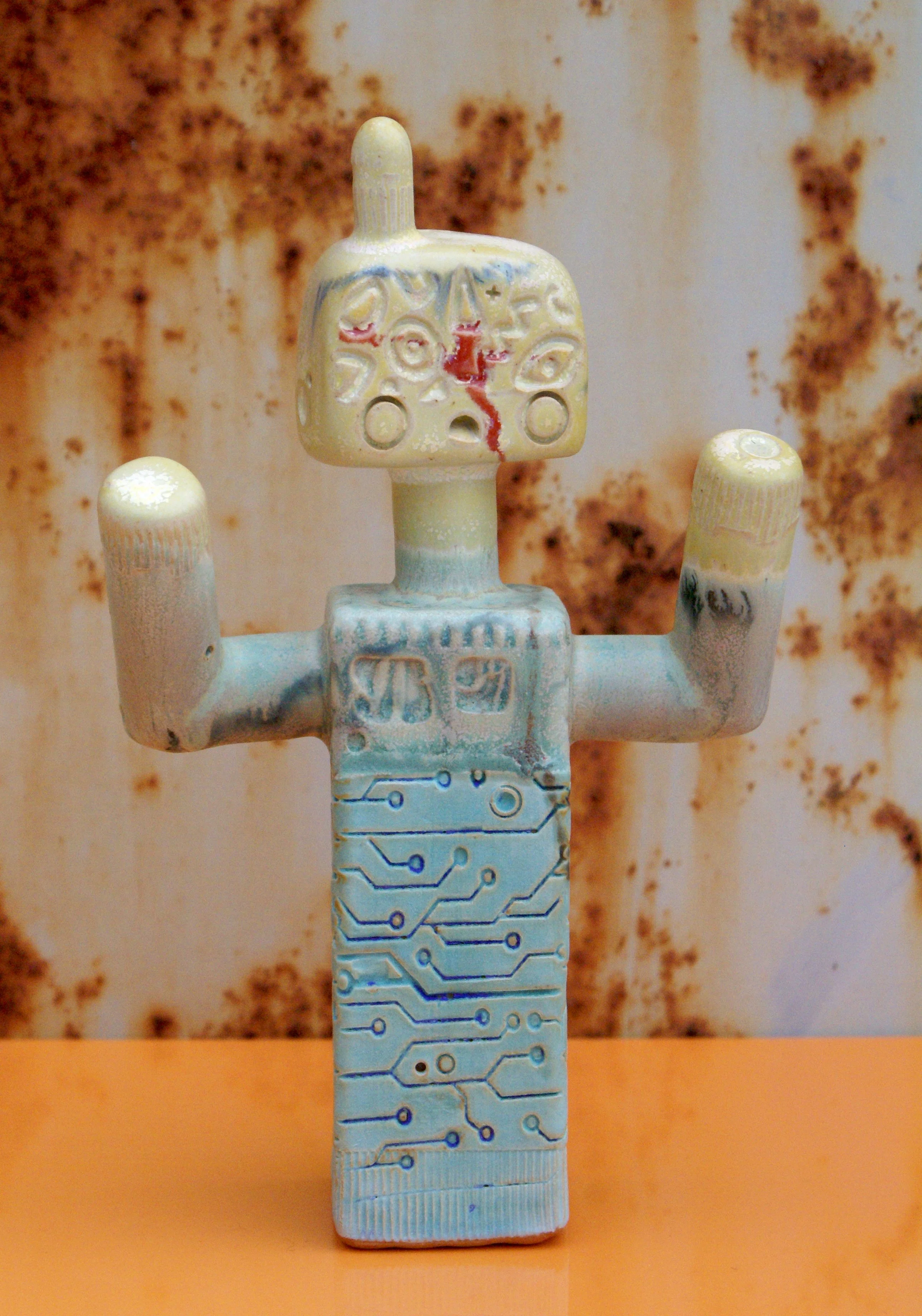 Minibot - Yellow and barium