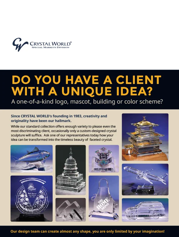  Crystal World catalog back cover. 