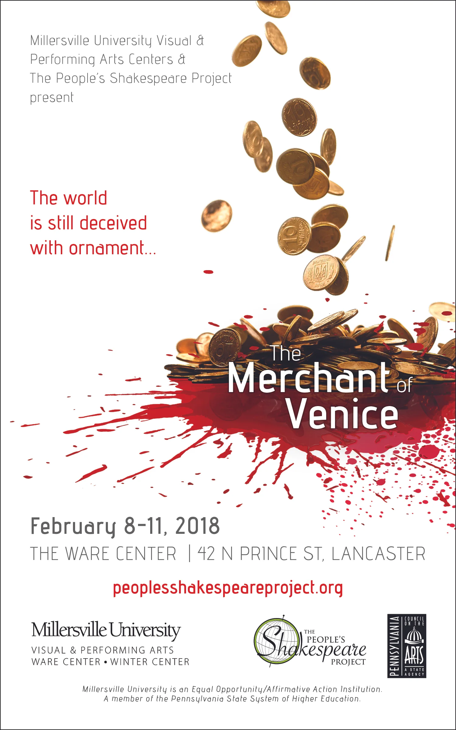 Merchant of Venice program ad