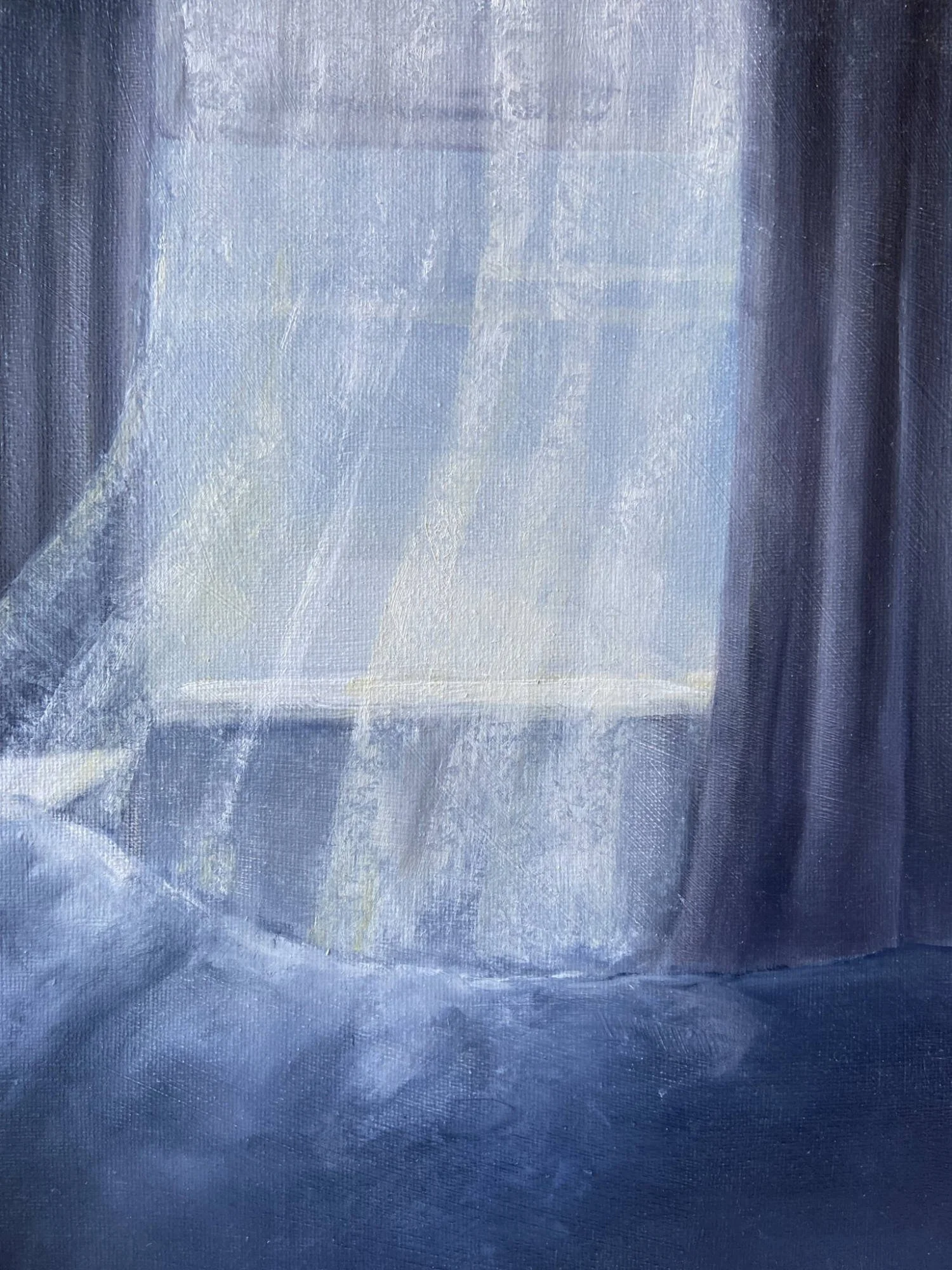   ‘Day’  Oil on canvas, framed 365x300mm £185. Giclée print, unframed A3  £35. 