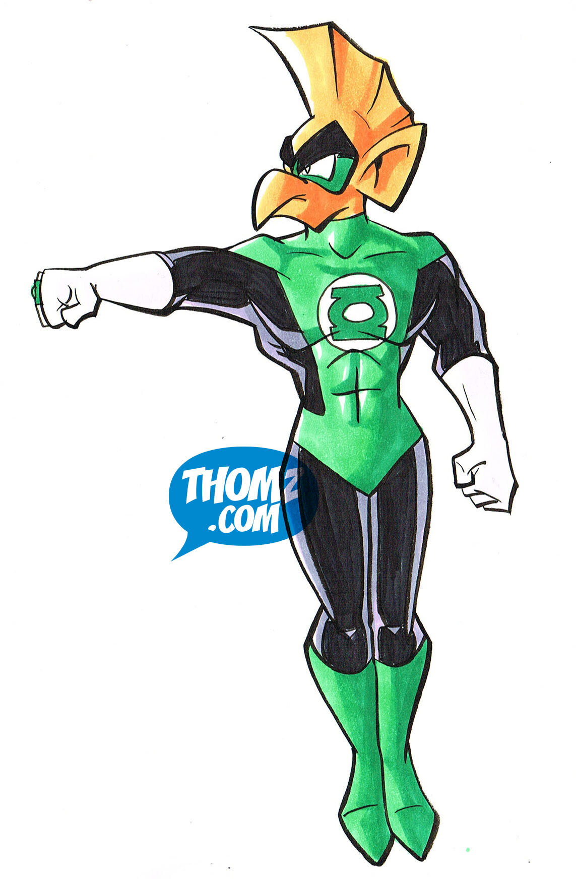 Drawing Green Lantern #81297 (Superheroes) – Printable coloring pages