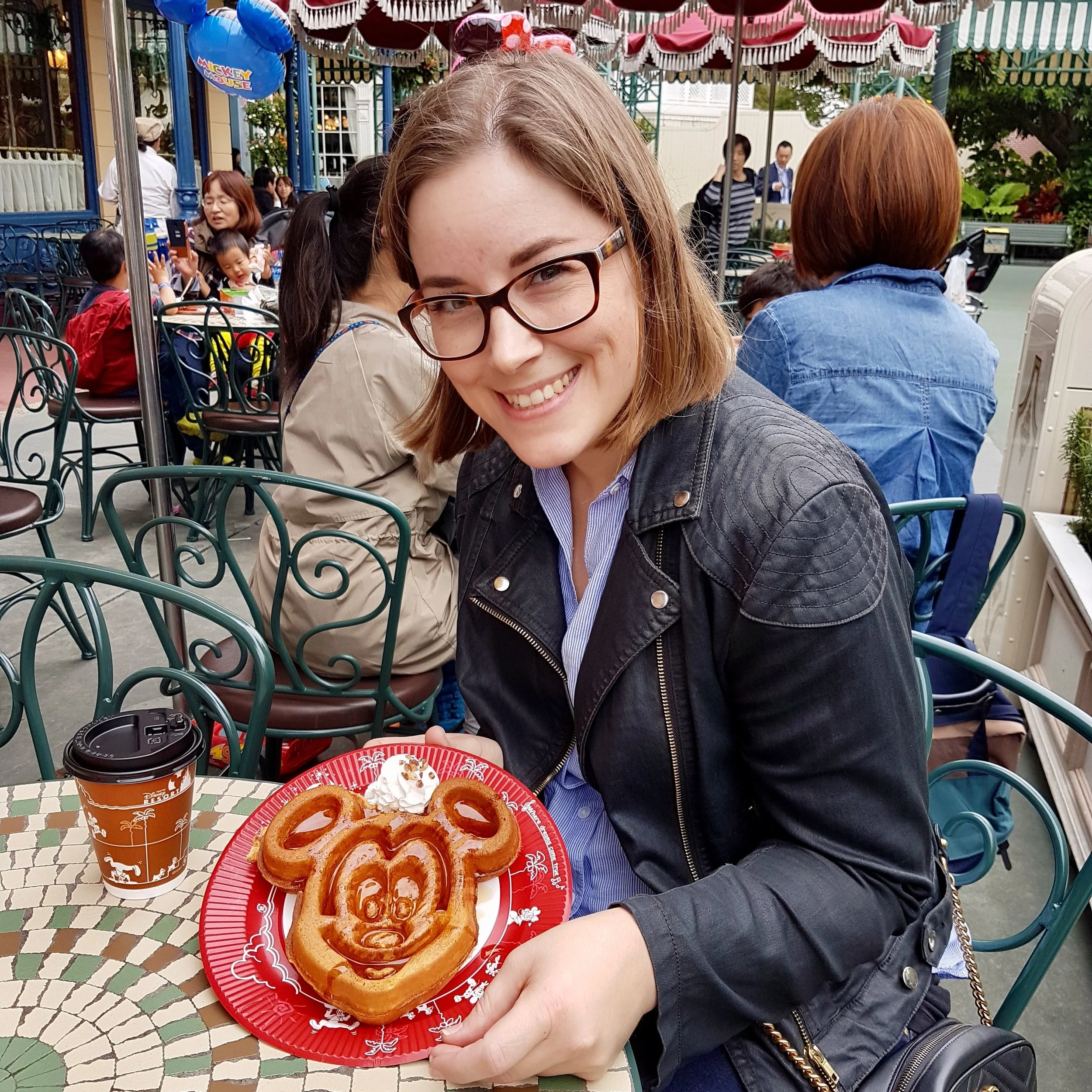 Mickey Waffles in Disneyland Tokyo, October 2017.