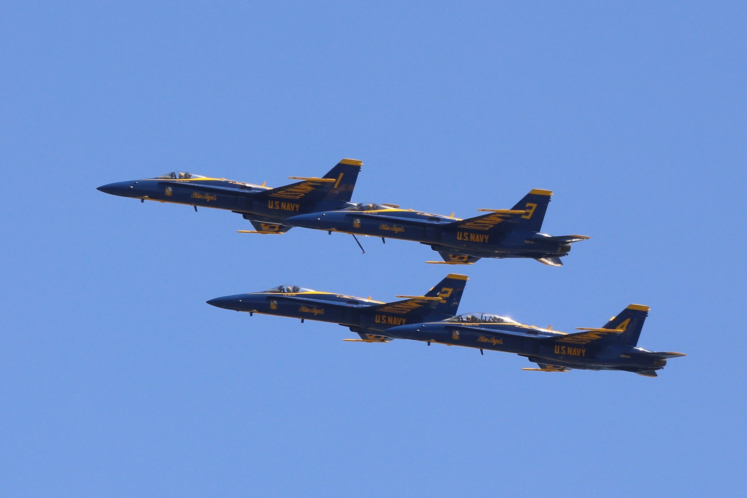 Blue Angels During Seafair.  Seattle, WA