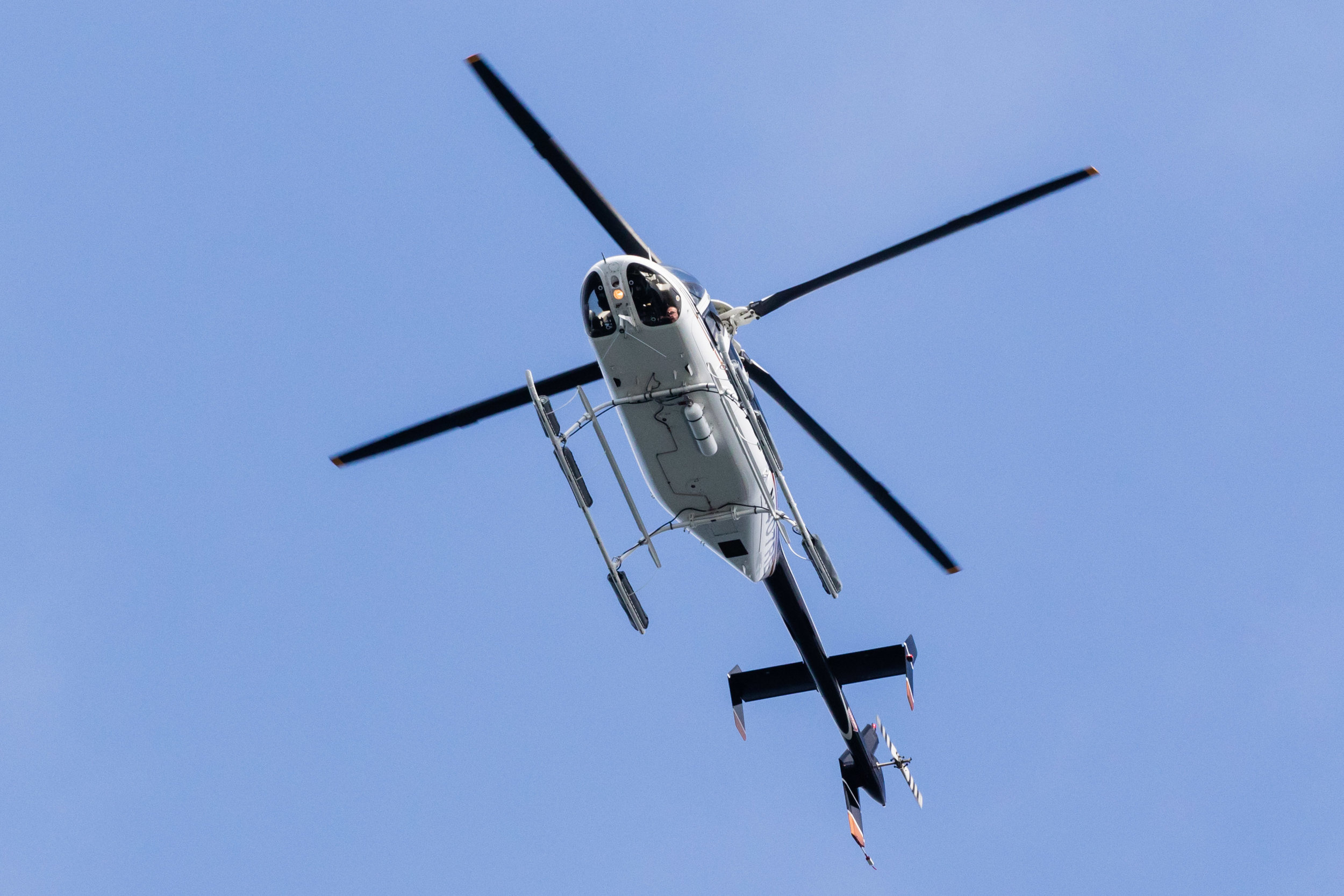 Chopper Overhead.  Edmonds, WA