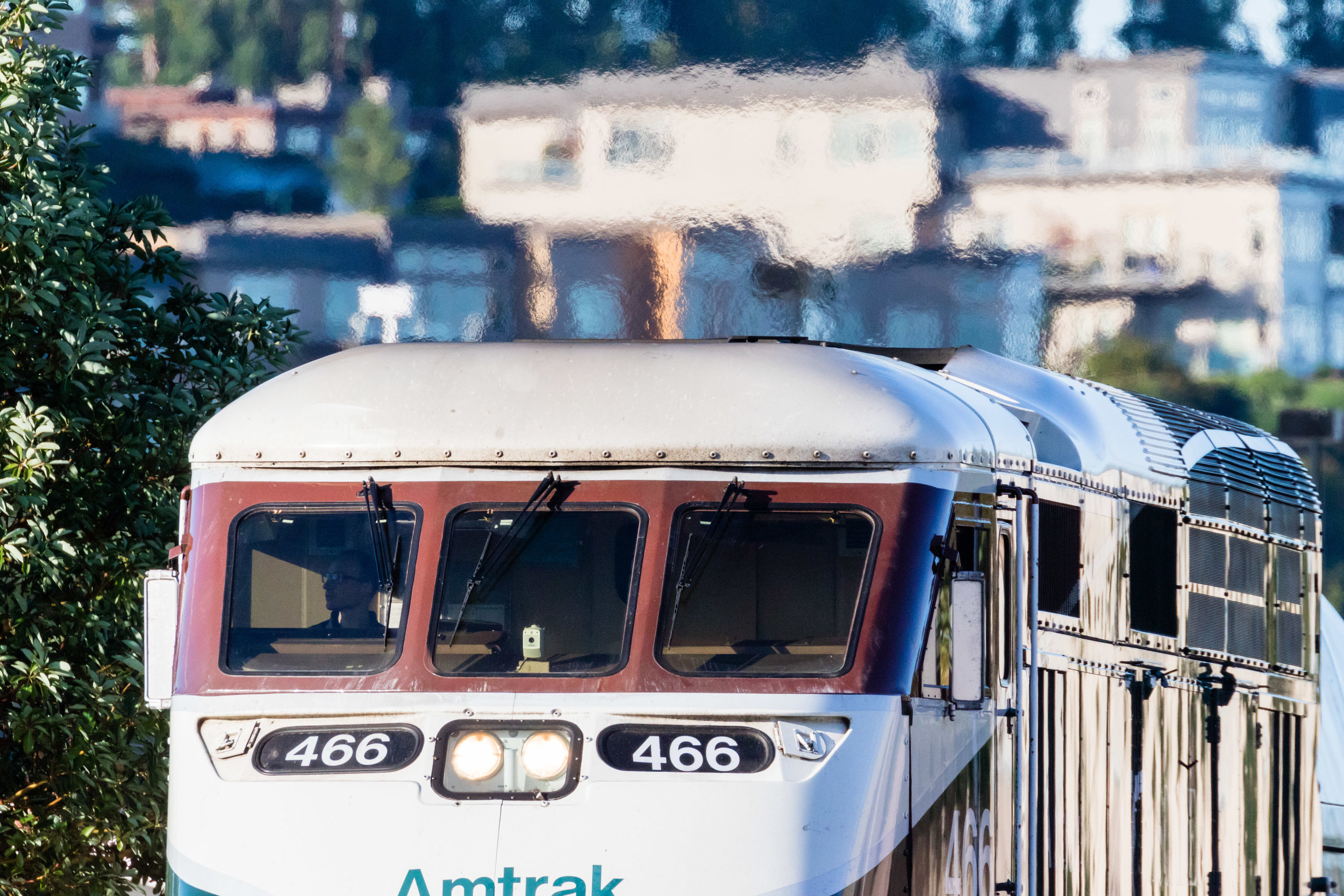 Amtrak Train.  Edmonds, WA