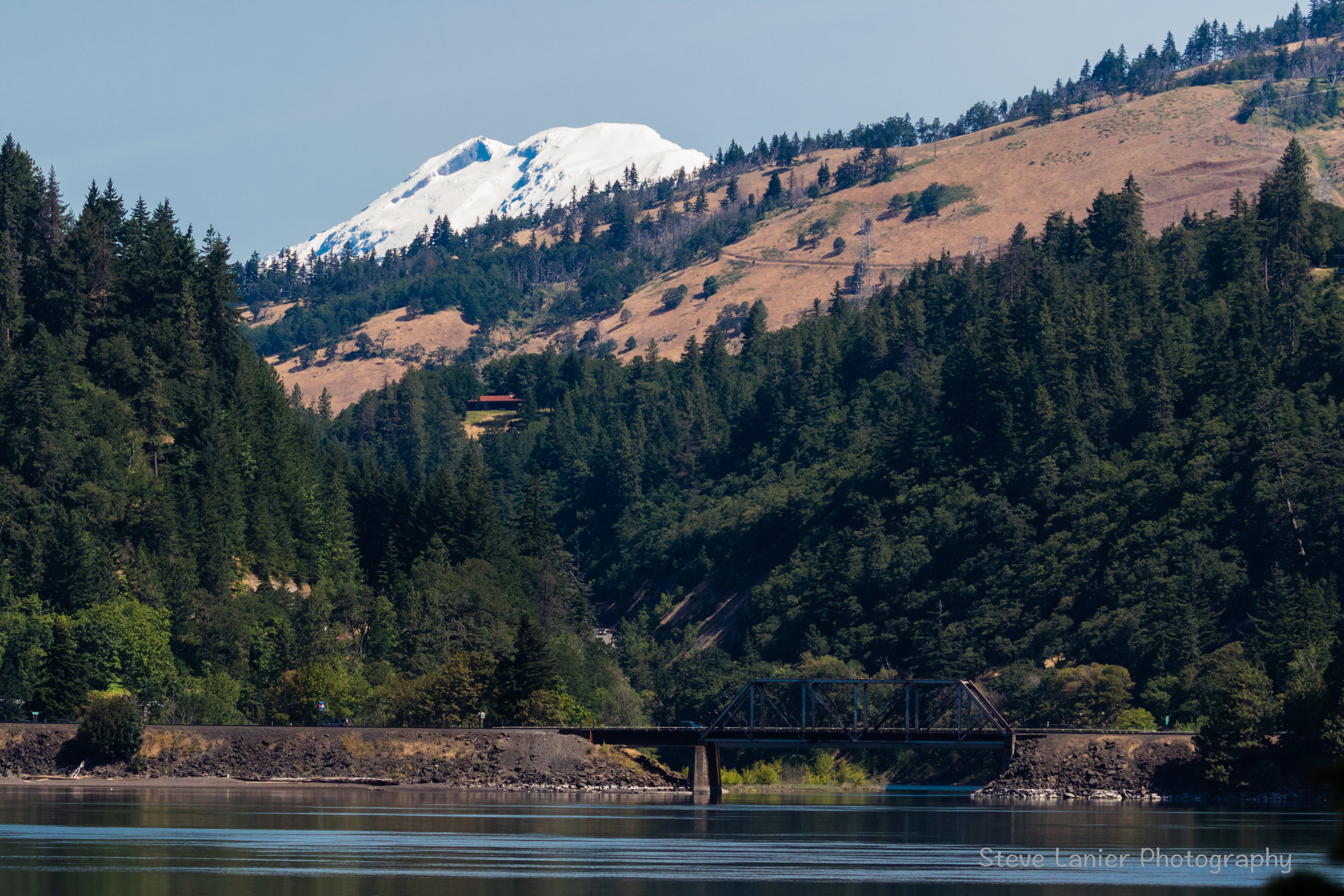 Mt. Adams and Columbia River.  Hood River, OR.