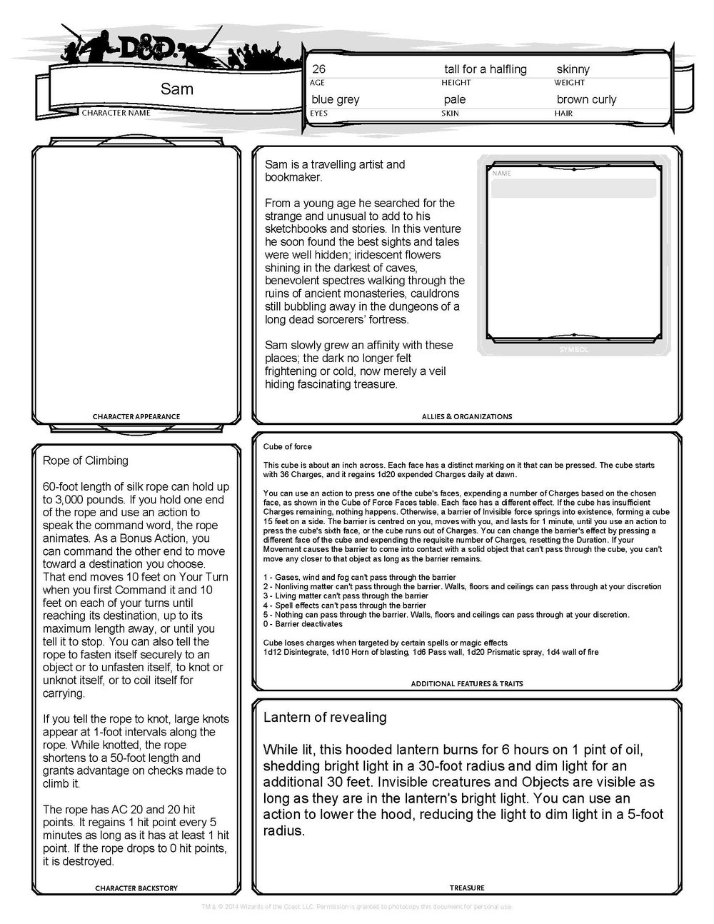 Bonus Tomb Of Horrors Character Sheets Sam Ryan And Sarah What Am I Rolling Podcast