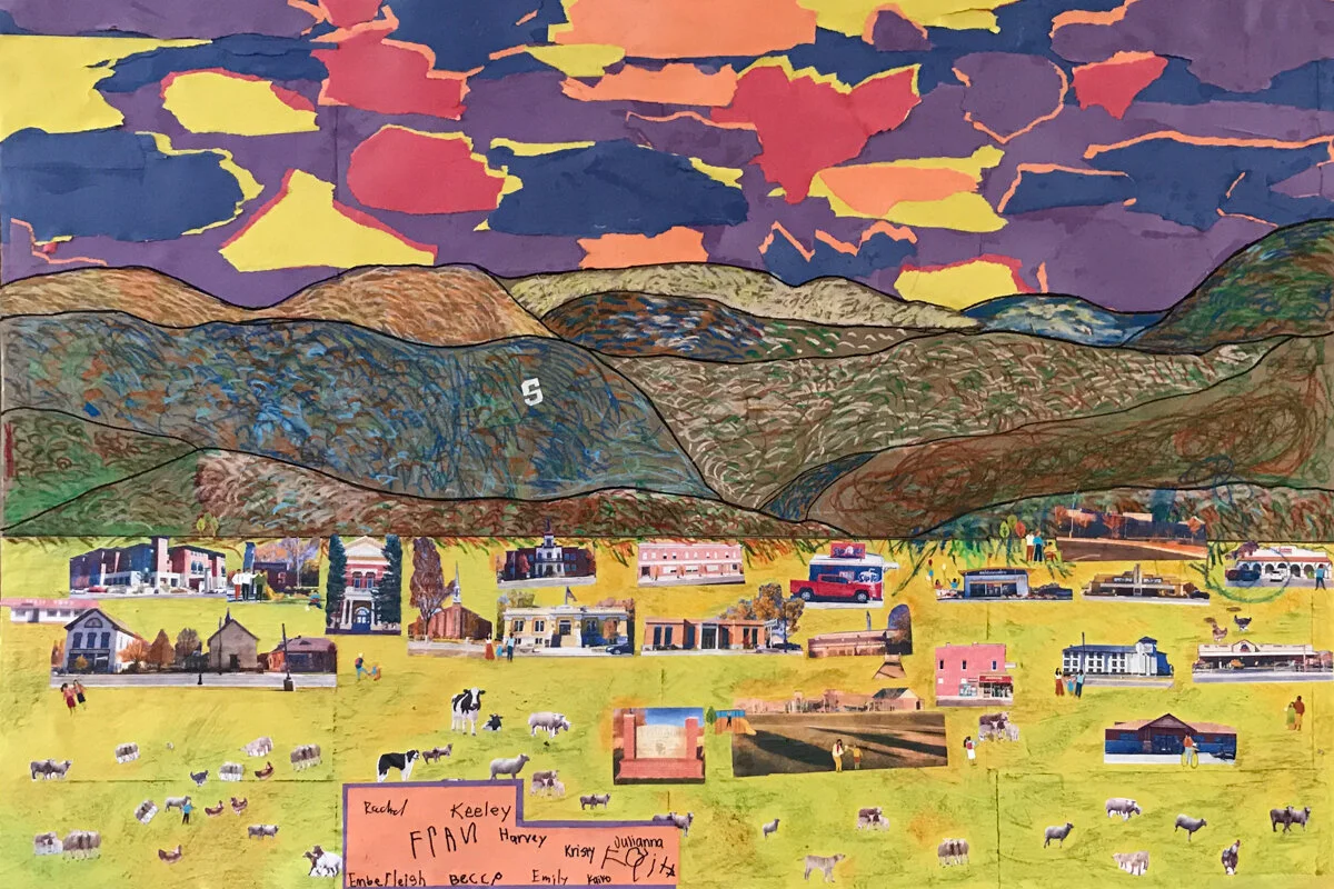 Art in Ephraim Public Library / Creating Community: Ephraim Children Responding to Landscape and Community 